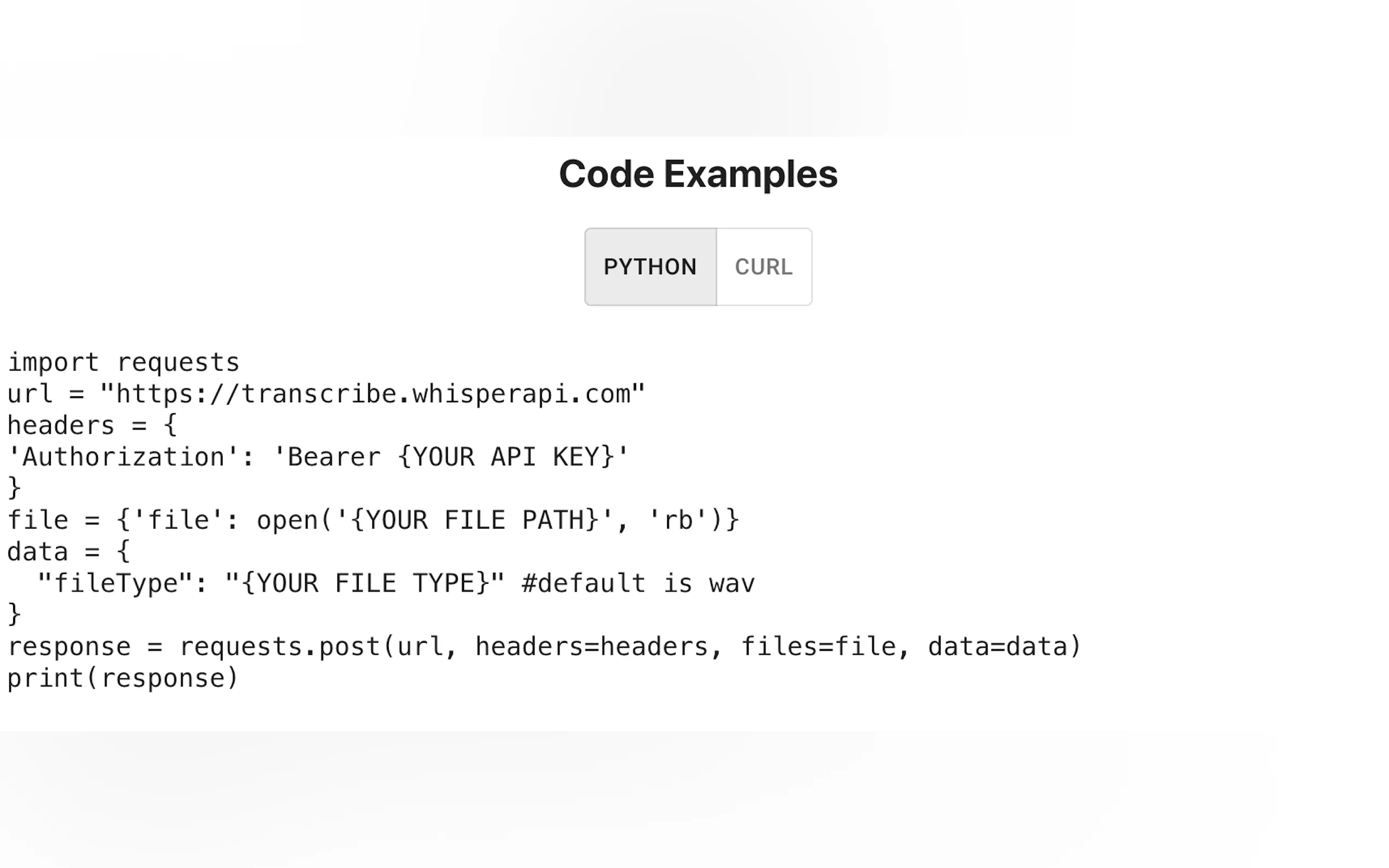 WhisperAPI gallery image