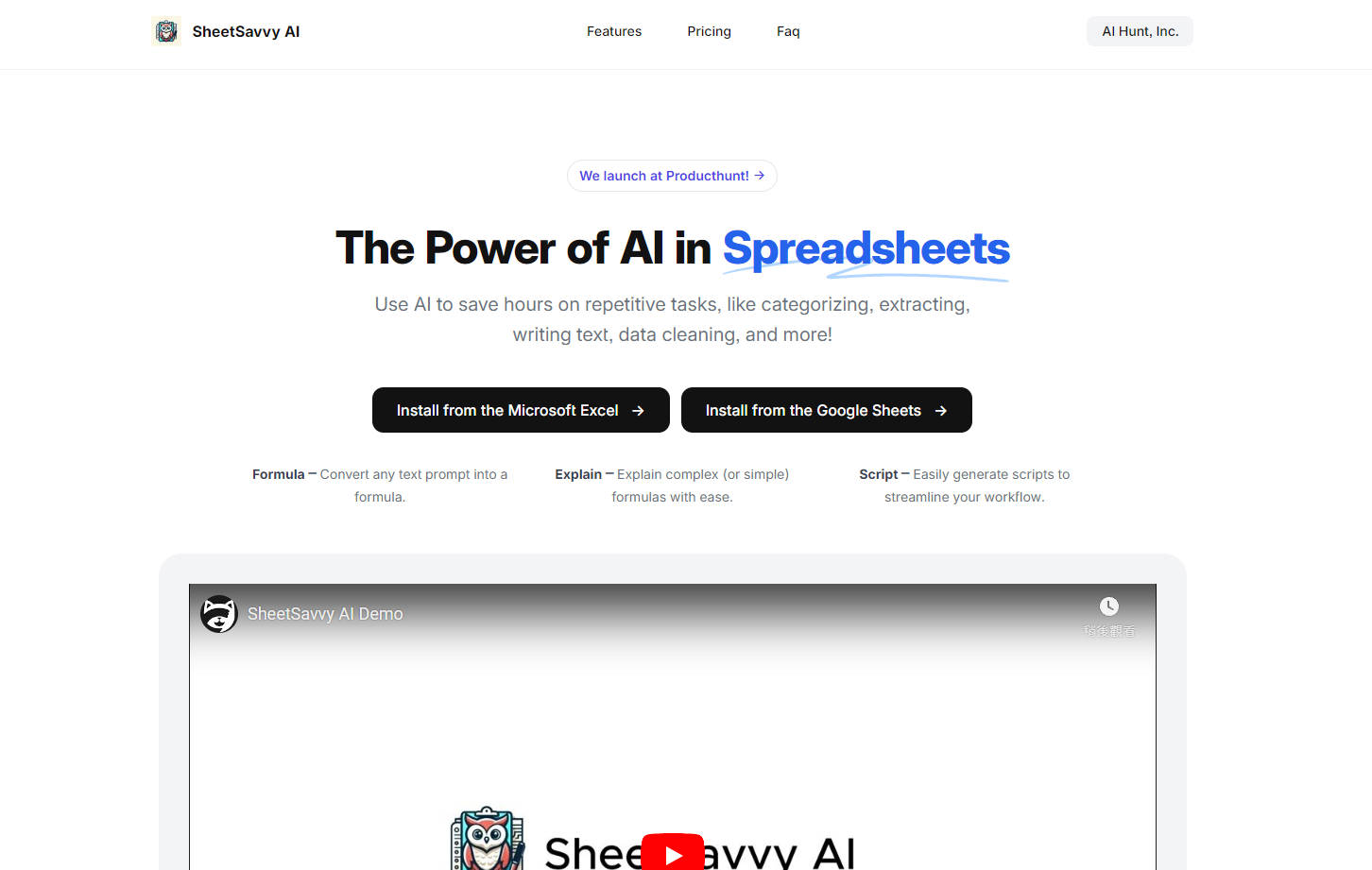 SheetSavvy AI gallery image