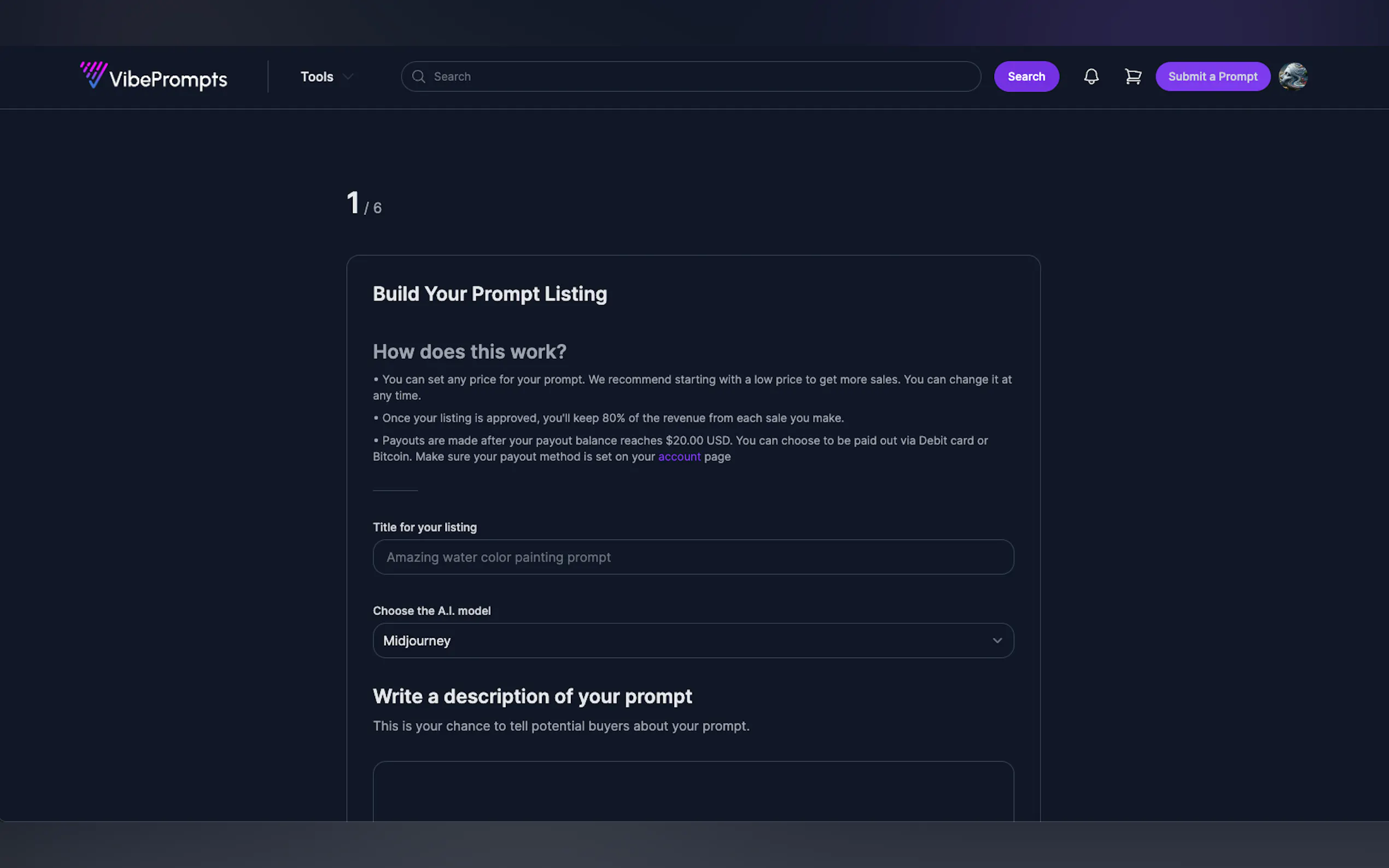 VibePrompts gallery image