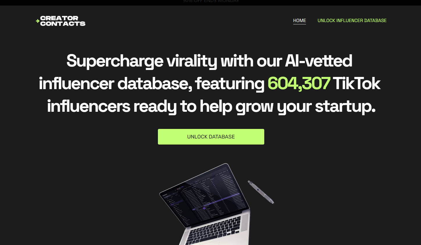 Influencer Database by Creator Contacts gallery image