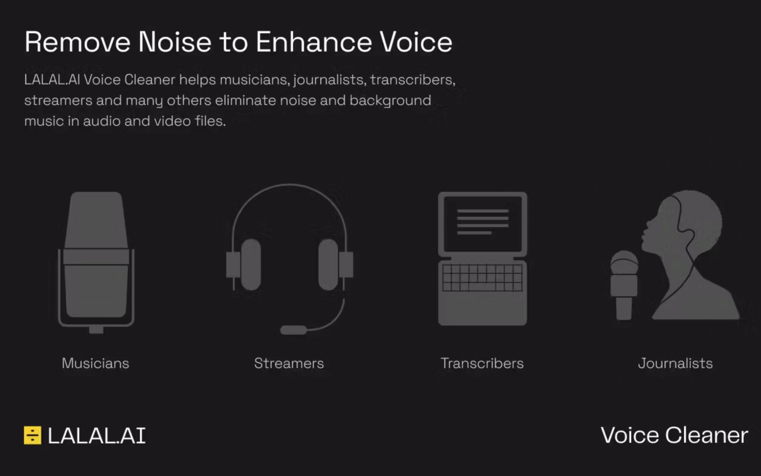 LALAL.AI Voice Cleaner gallery image