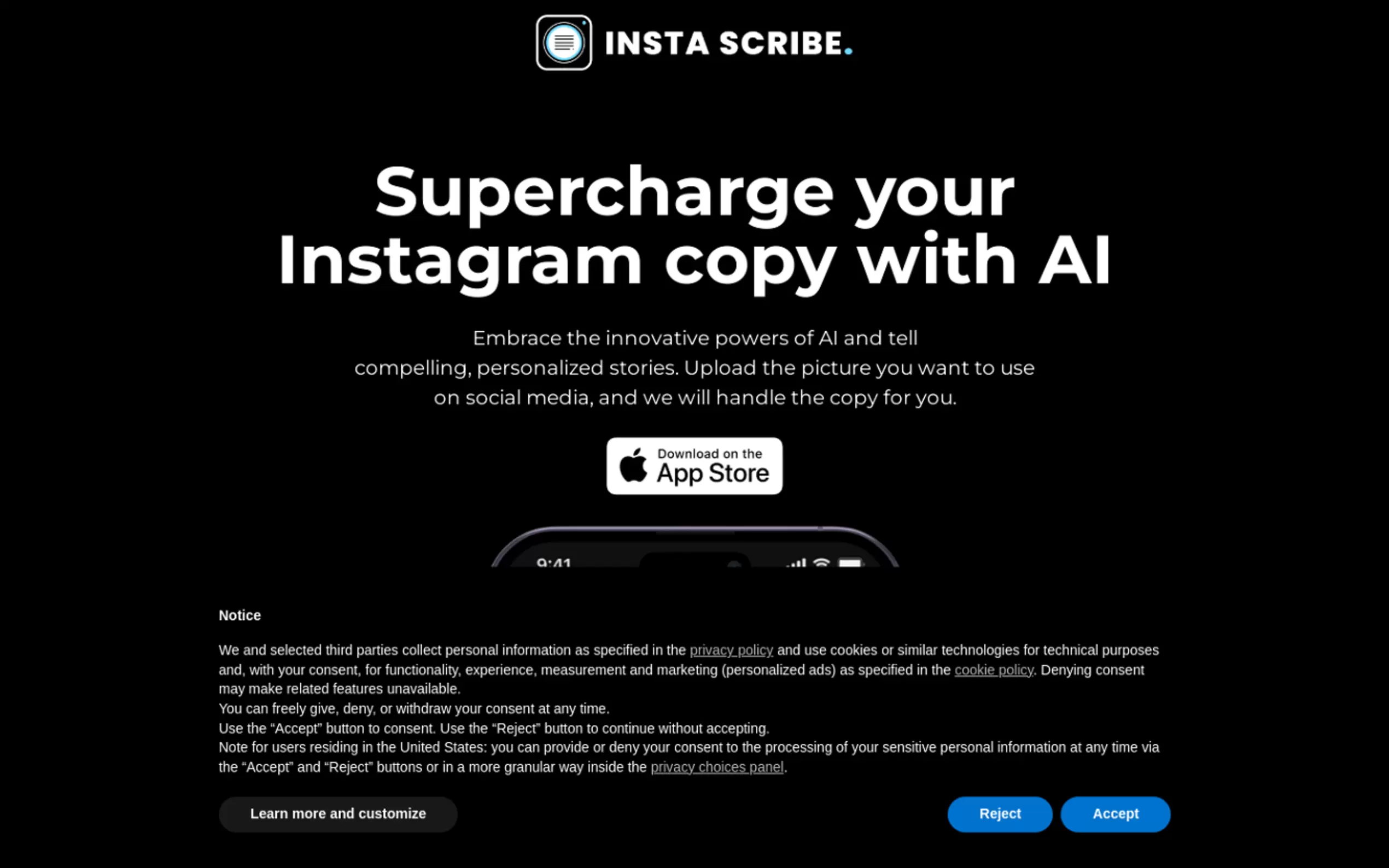 Instascribe gallery image