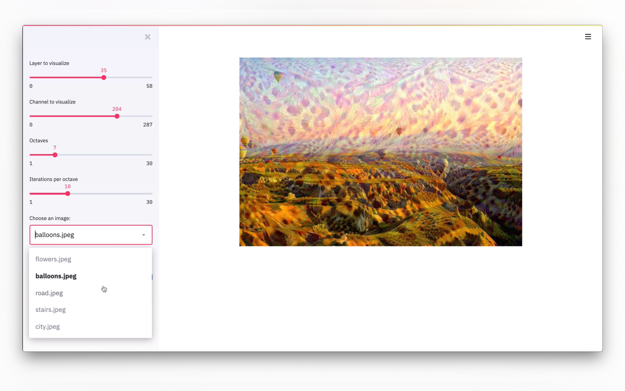 Streamlit gallery image