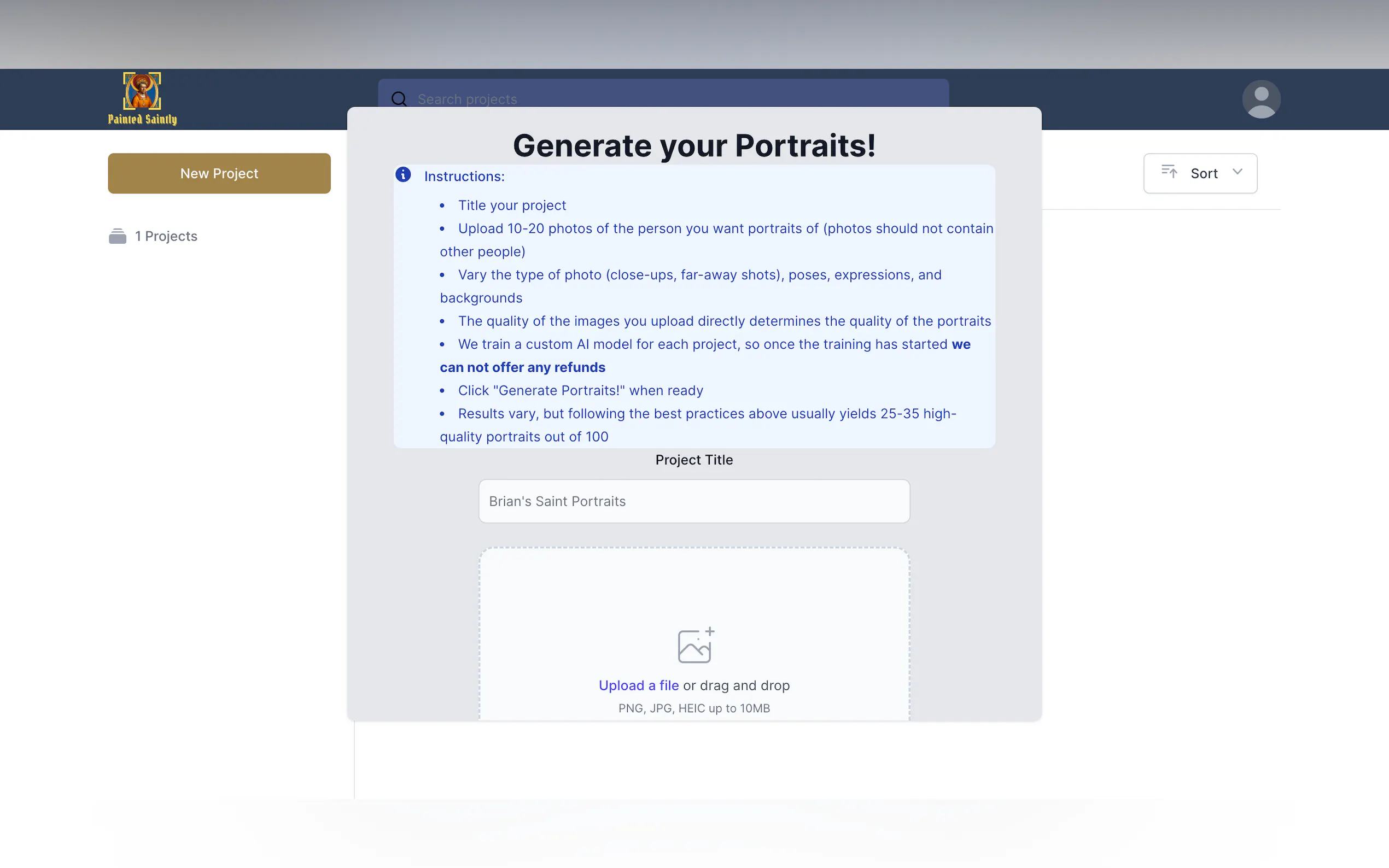 Painted Saintly gallery image