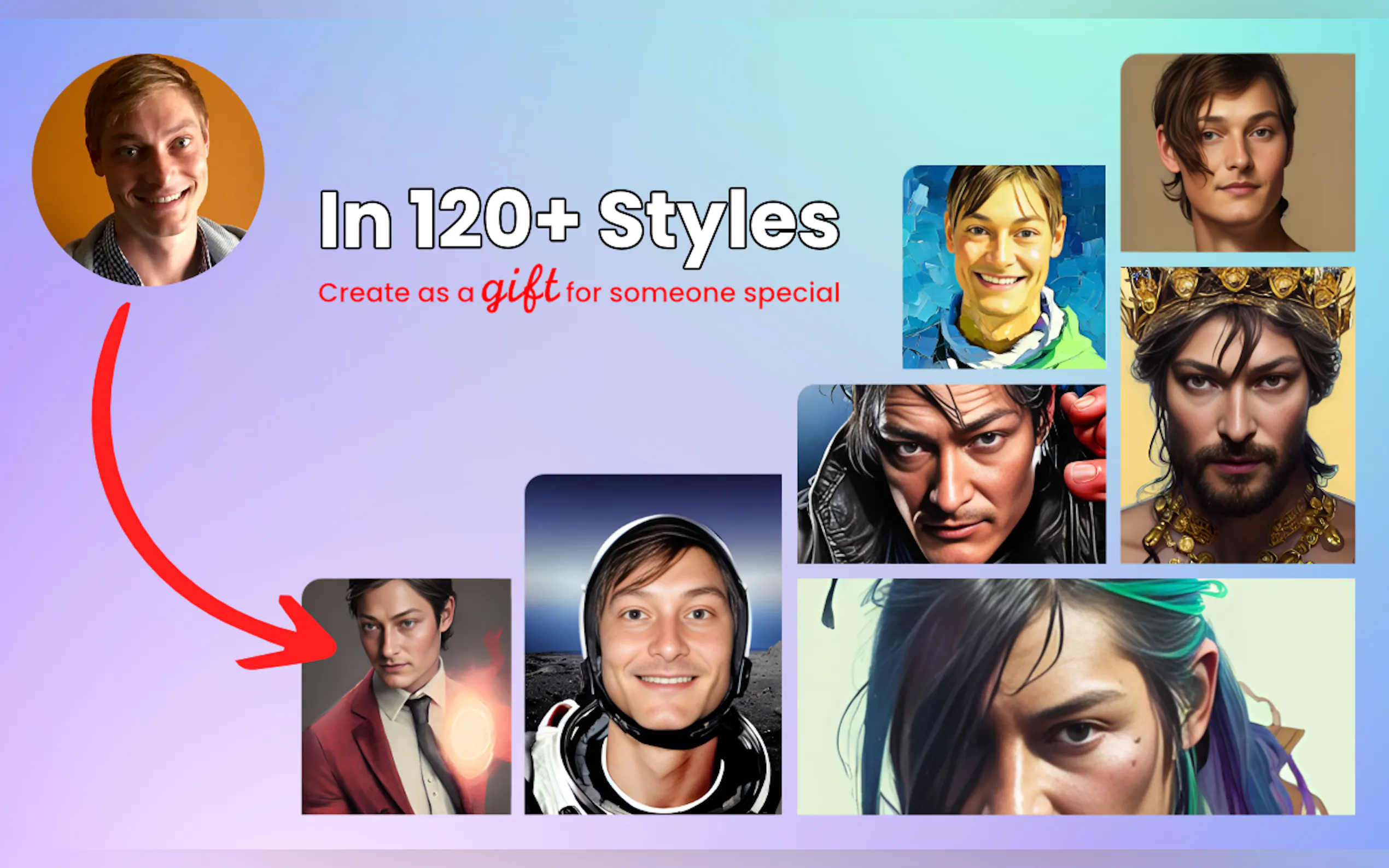 SocialBook's AI Avatar Creator gallery image