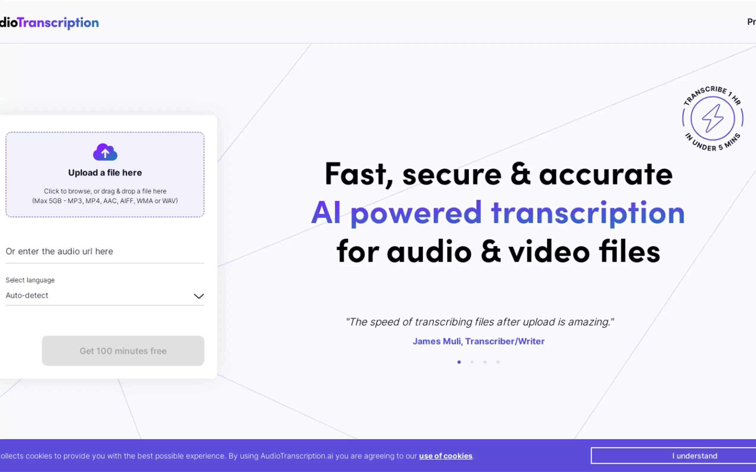 AudioTranscription.ai gallery image