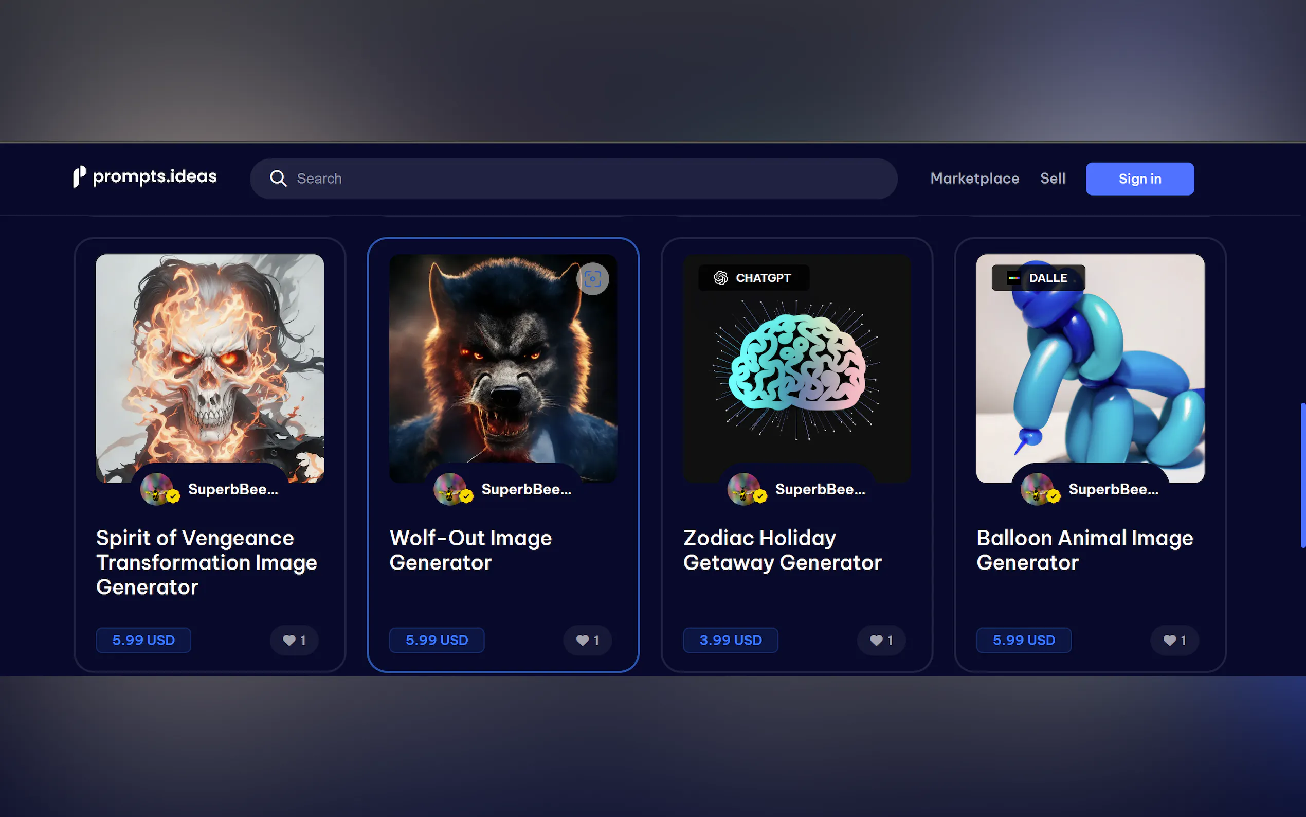 Promptsideas gallery image