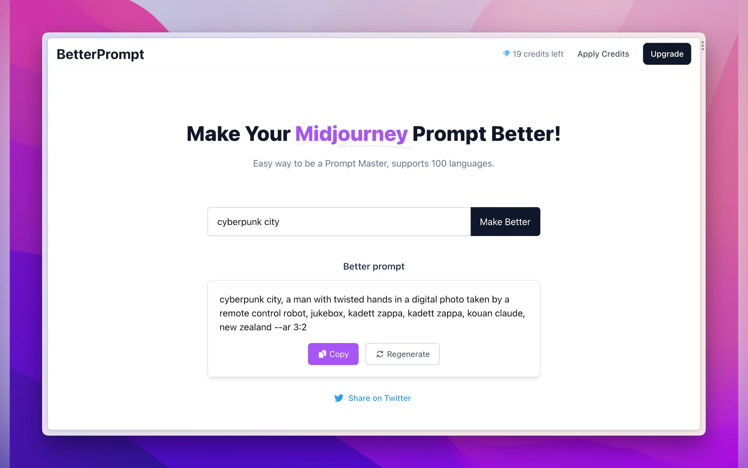 BetterPrompt gallery image