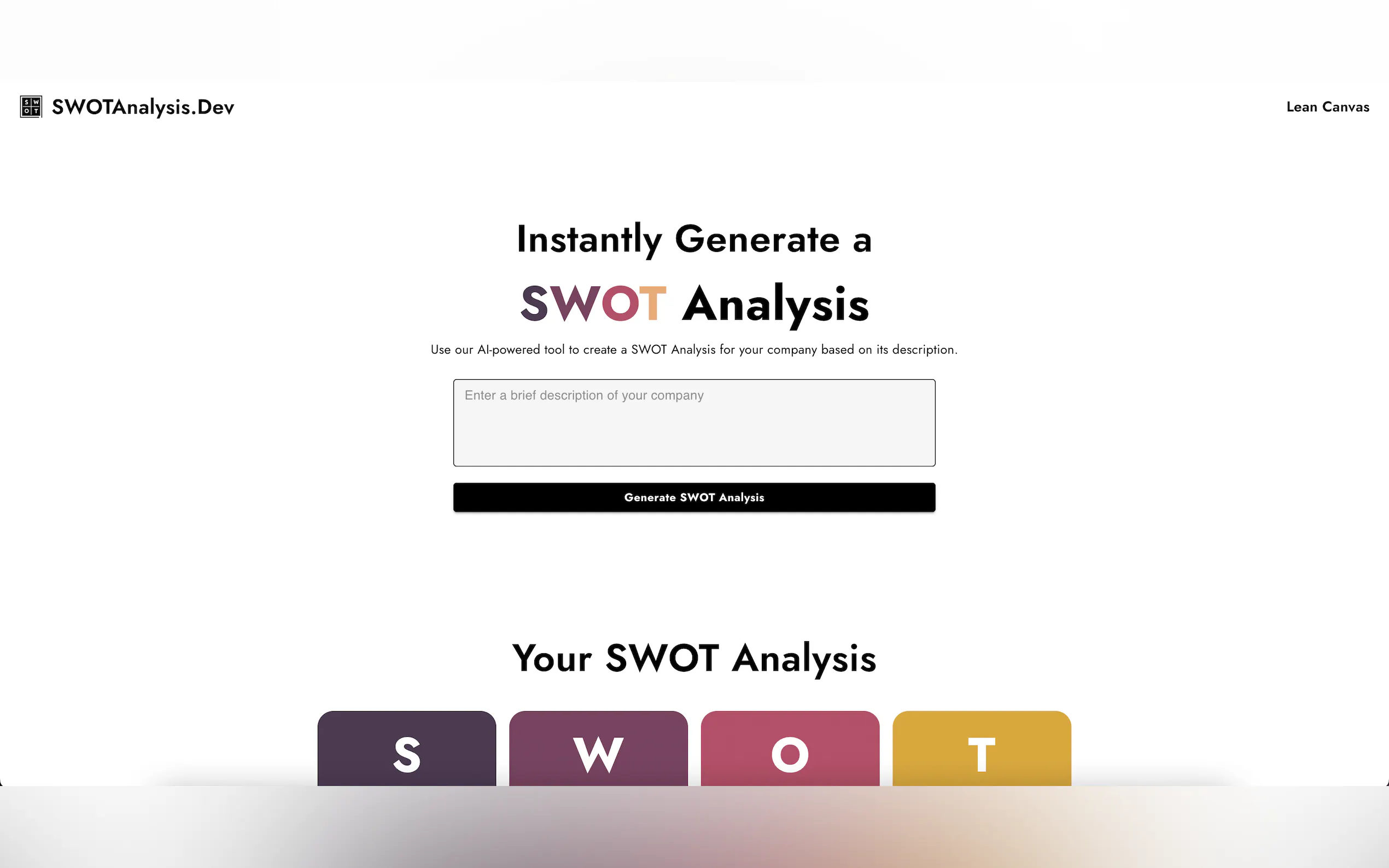 SWOT Analysis gallery image