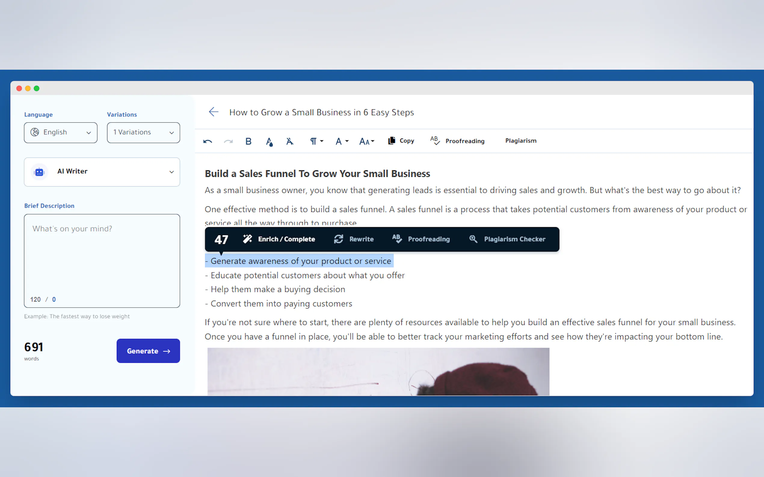 Katteb AI Article Writer gallery image