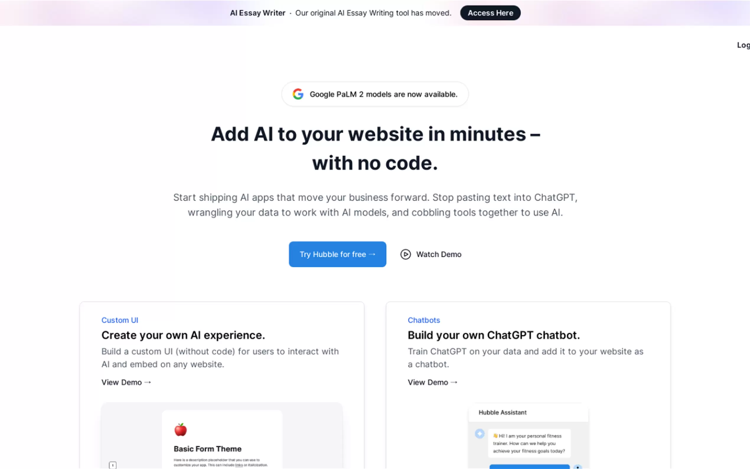 Hubble with Google PaLM gallery image