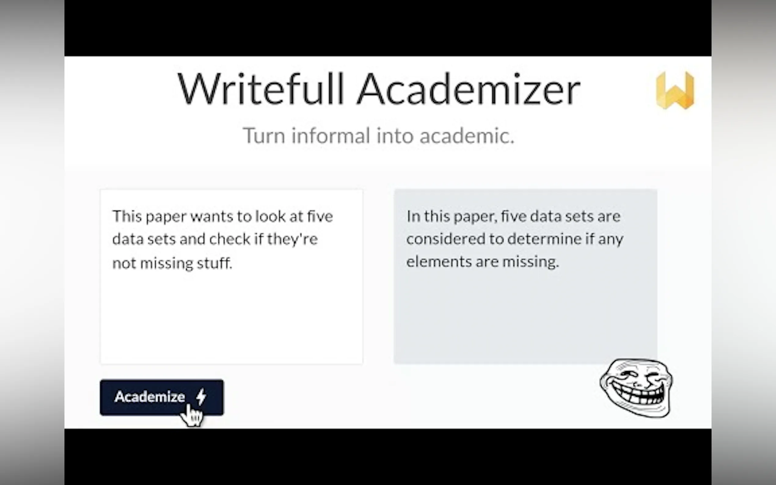 Writefull Academizer gallery image