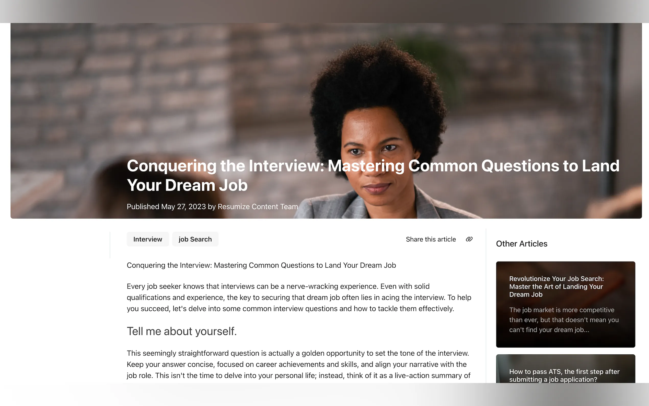 Resumize AI gallery image
