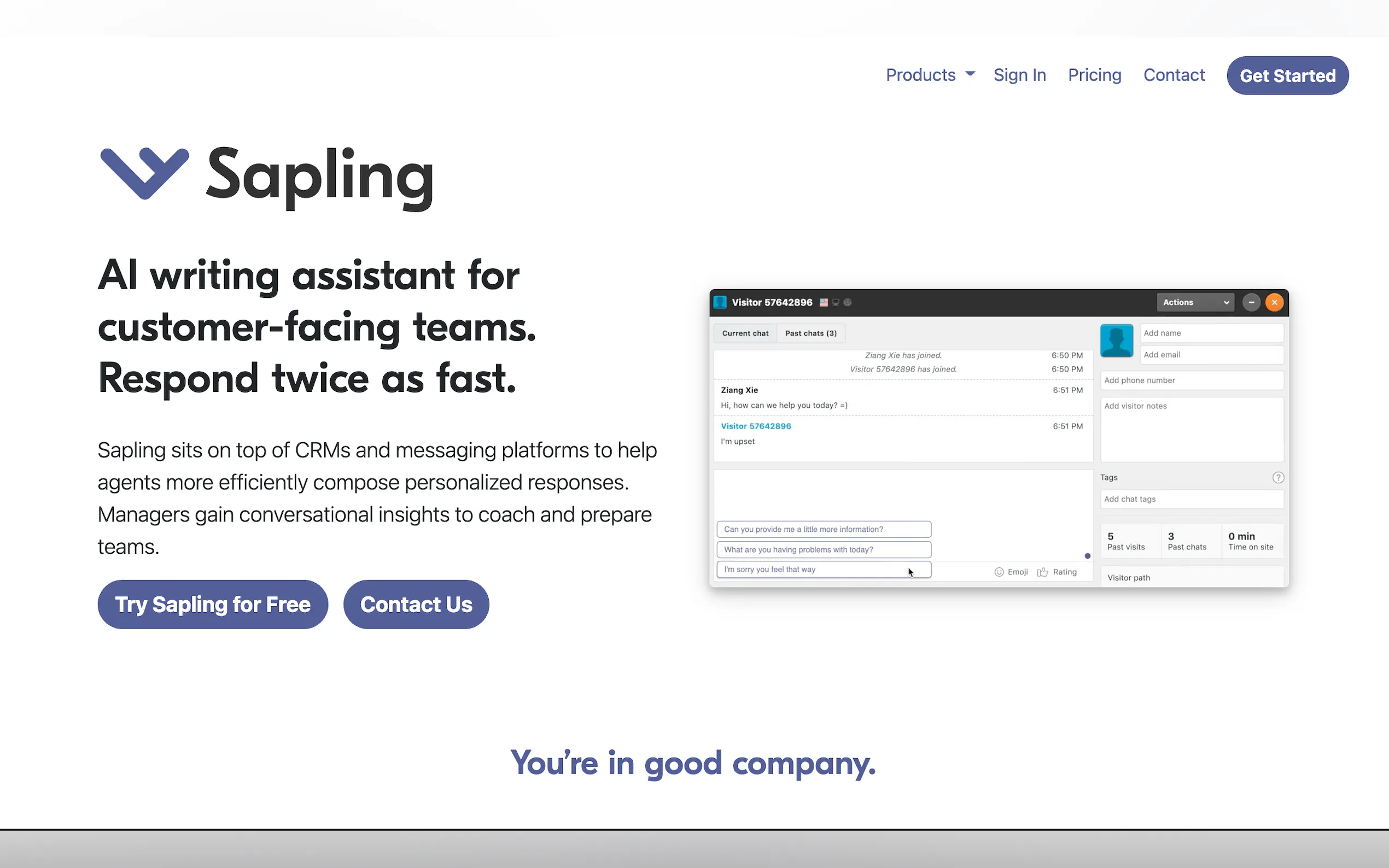 Sapling AI gallery image