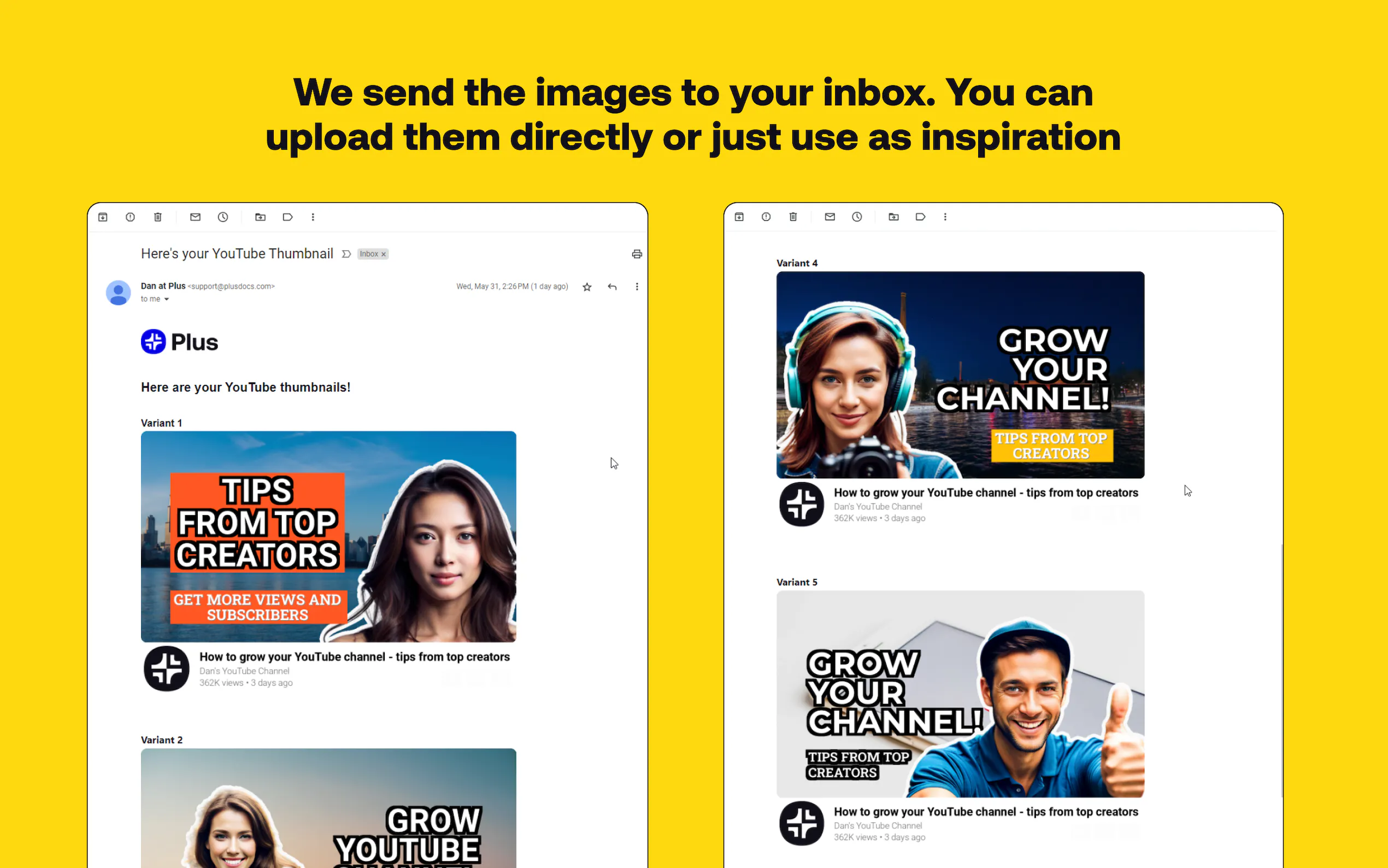 AI YouTube Thumbnails gallery image