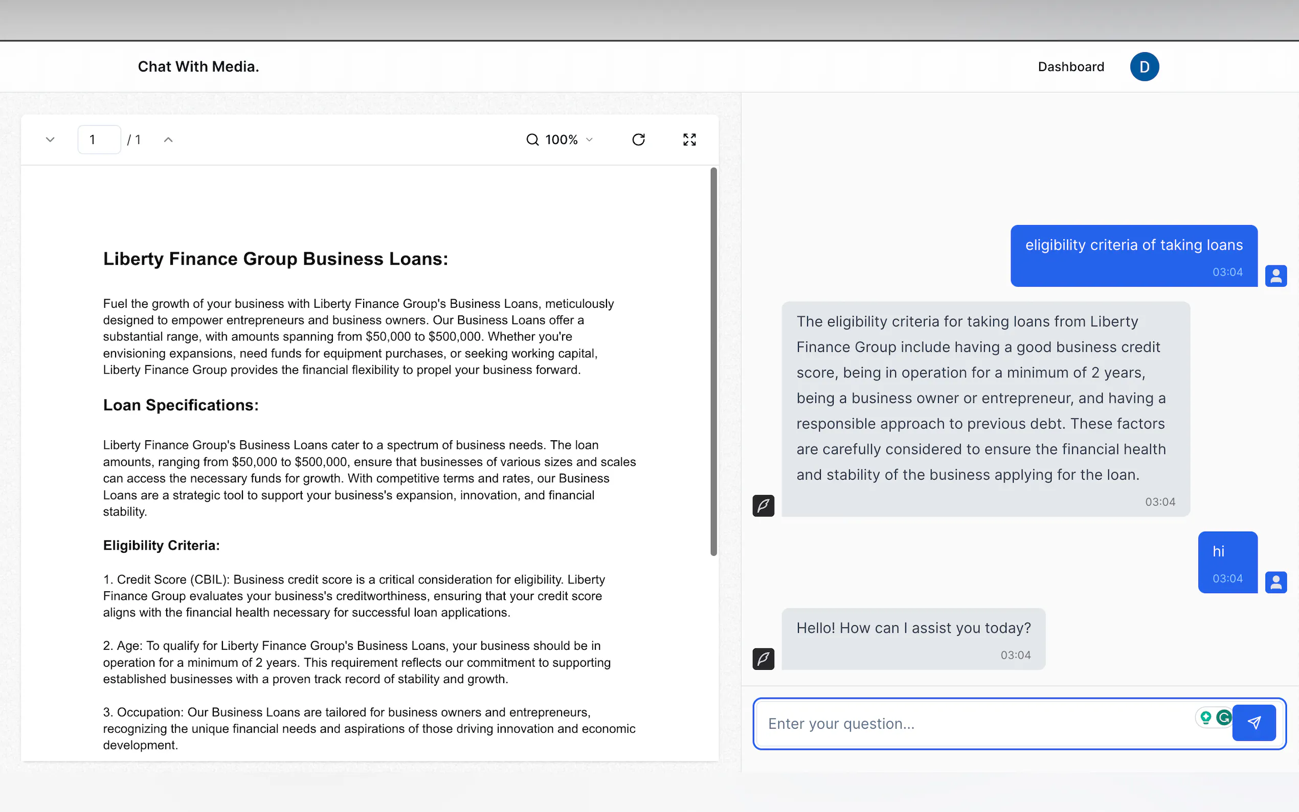 Chat with Media gallery image