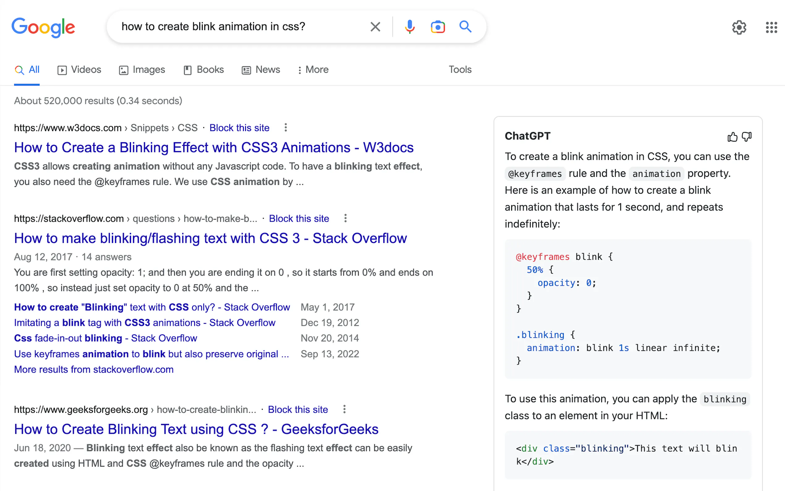 ChatGPT for Google gallery image