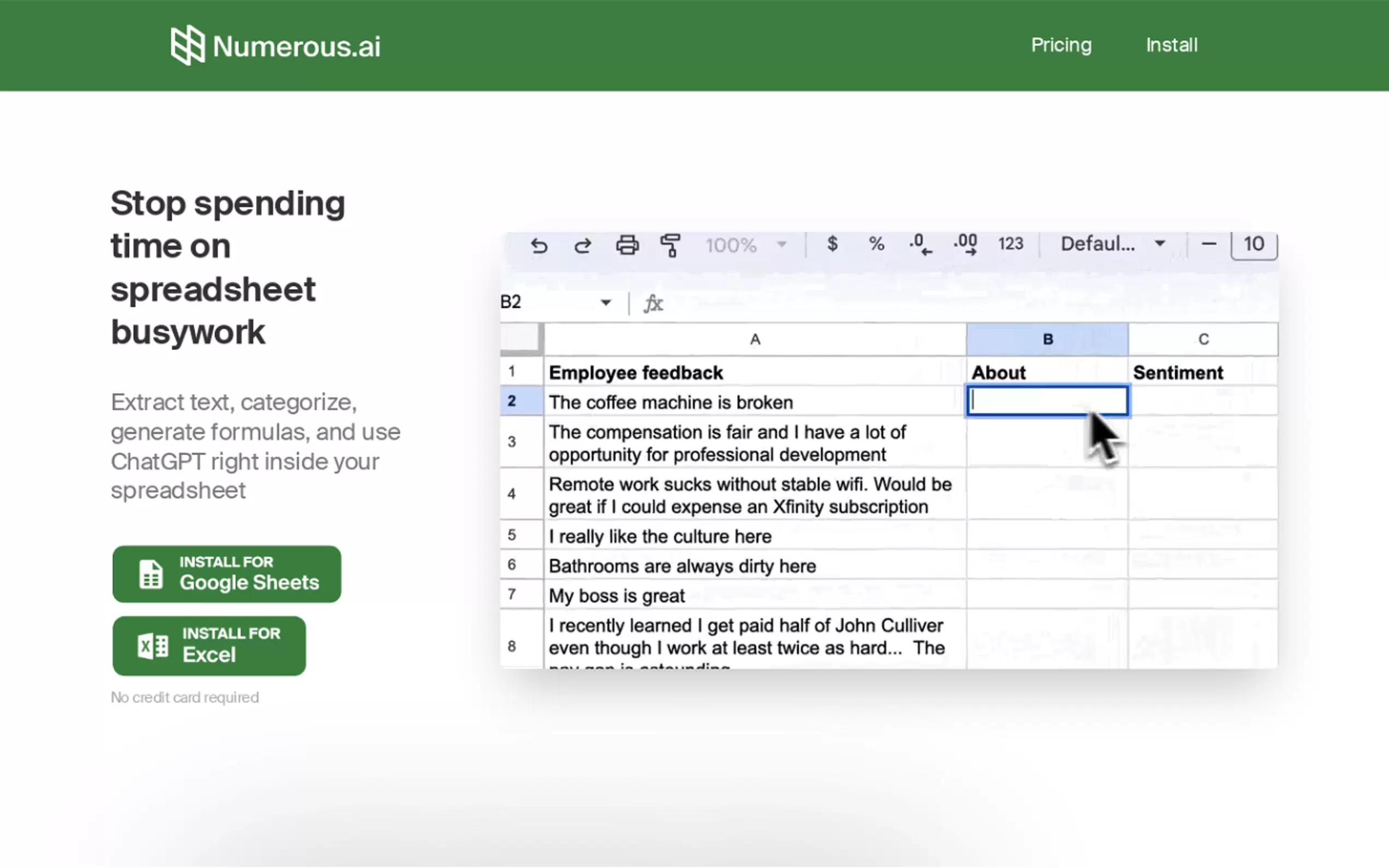 Numerous.ai gallery image