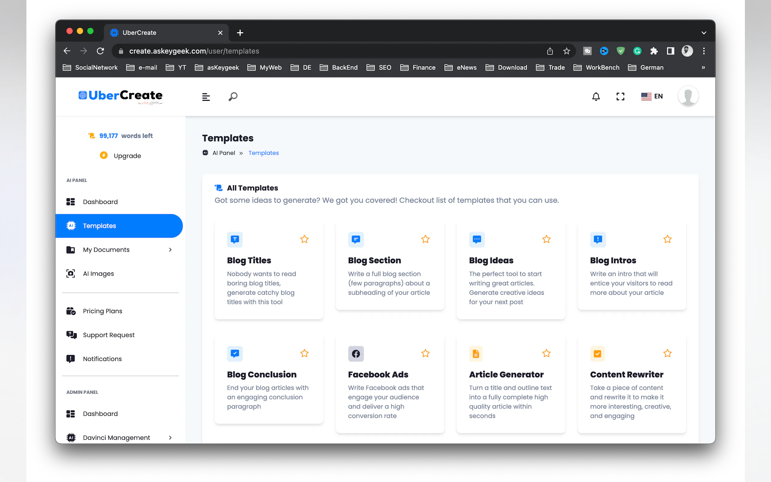 UberCreate gallery image