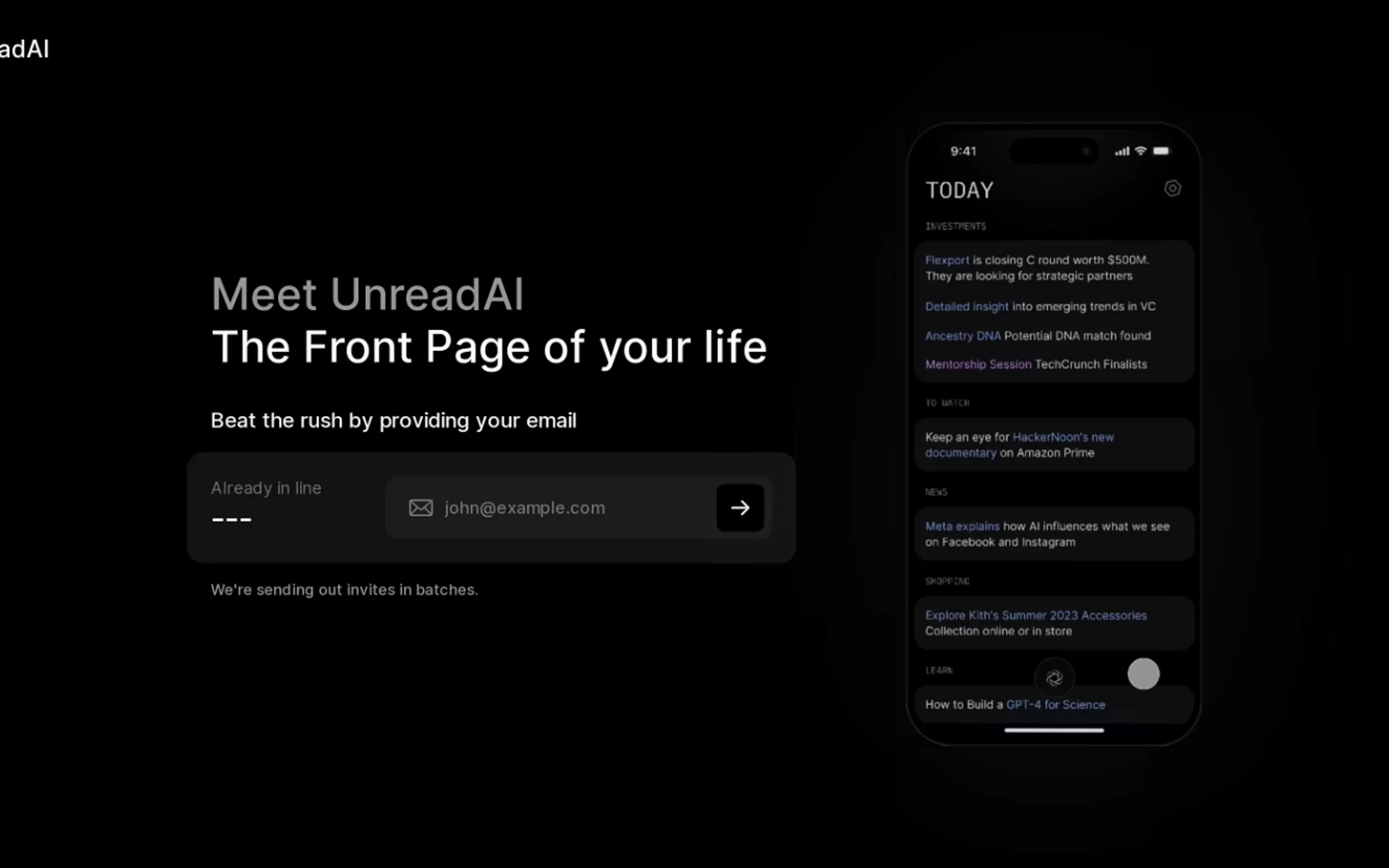 UnreadAI gallery image