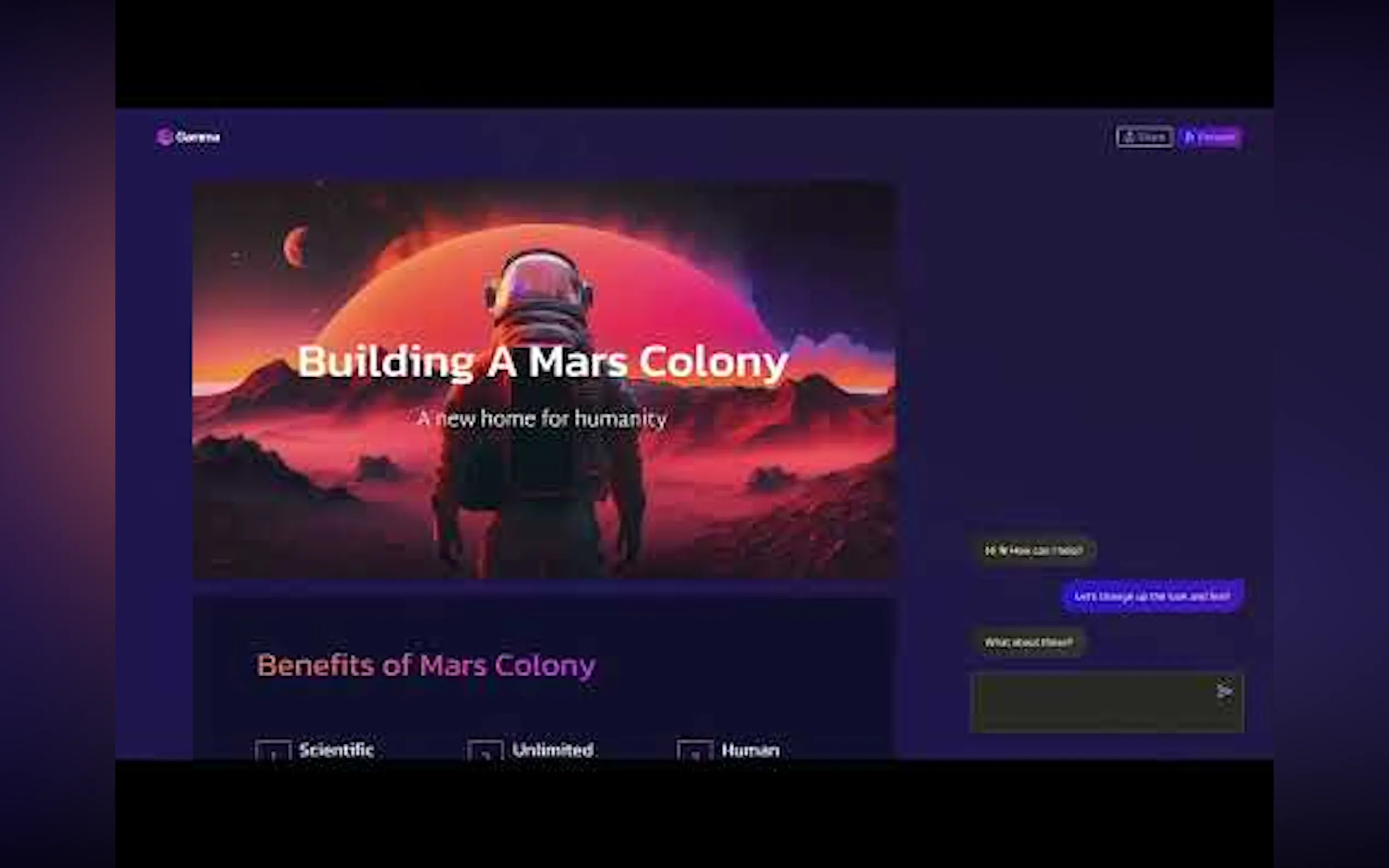 Gamma AI gallery image