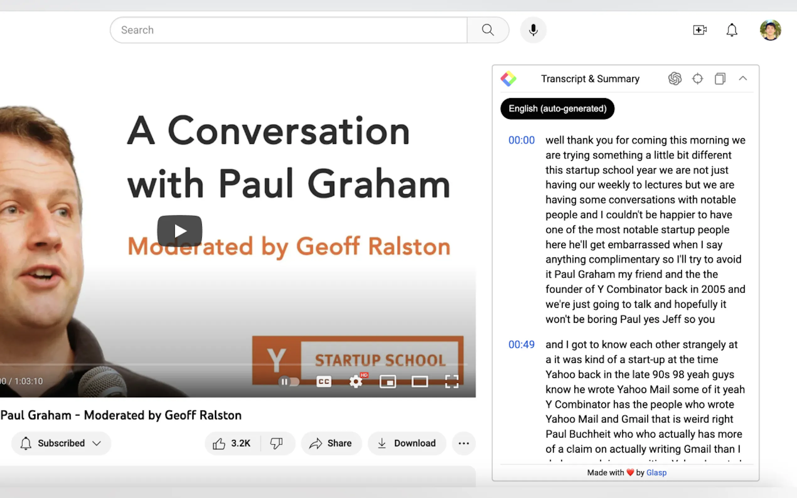 YouTube Summary with Claude gallery image
