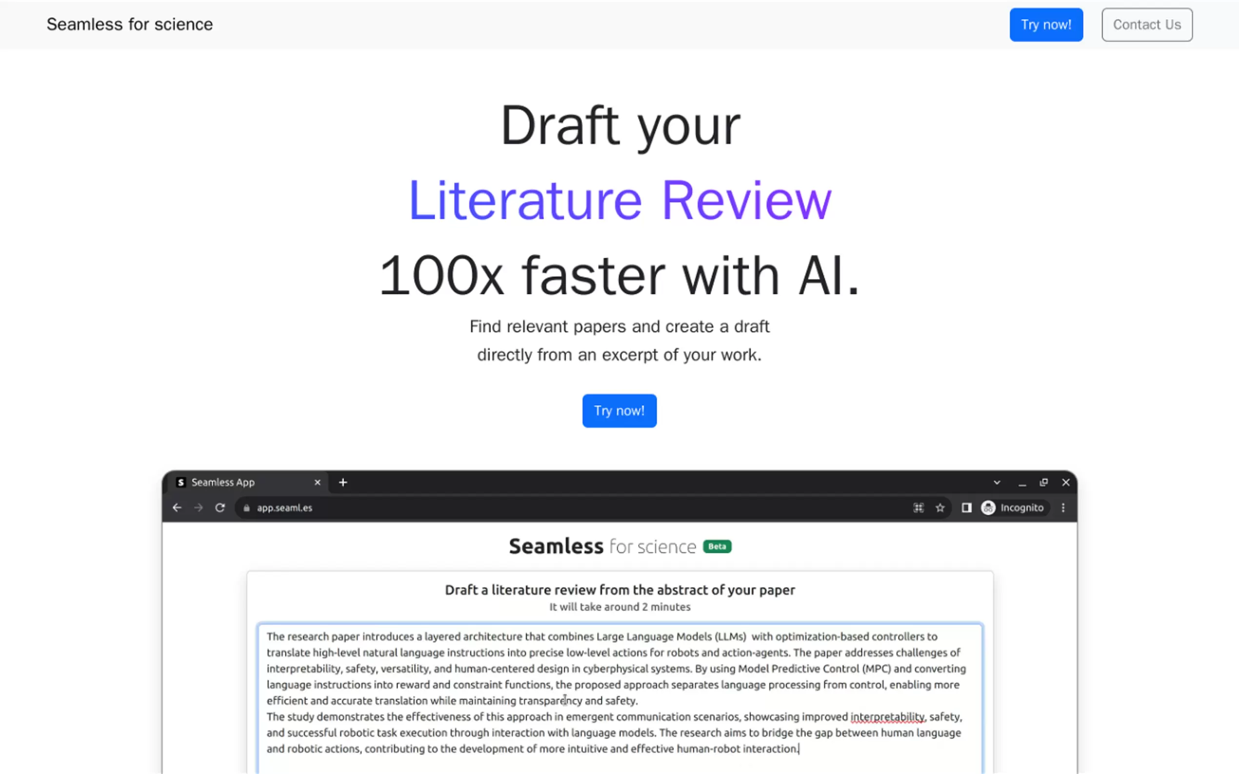 Seamless gallery image