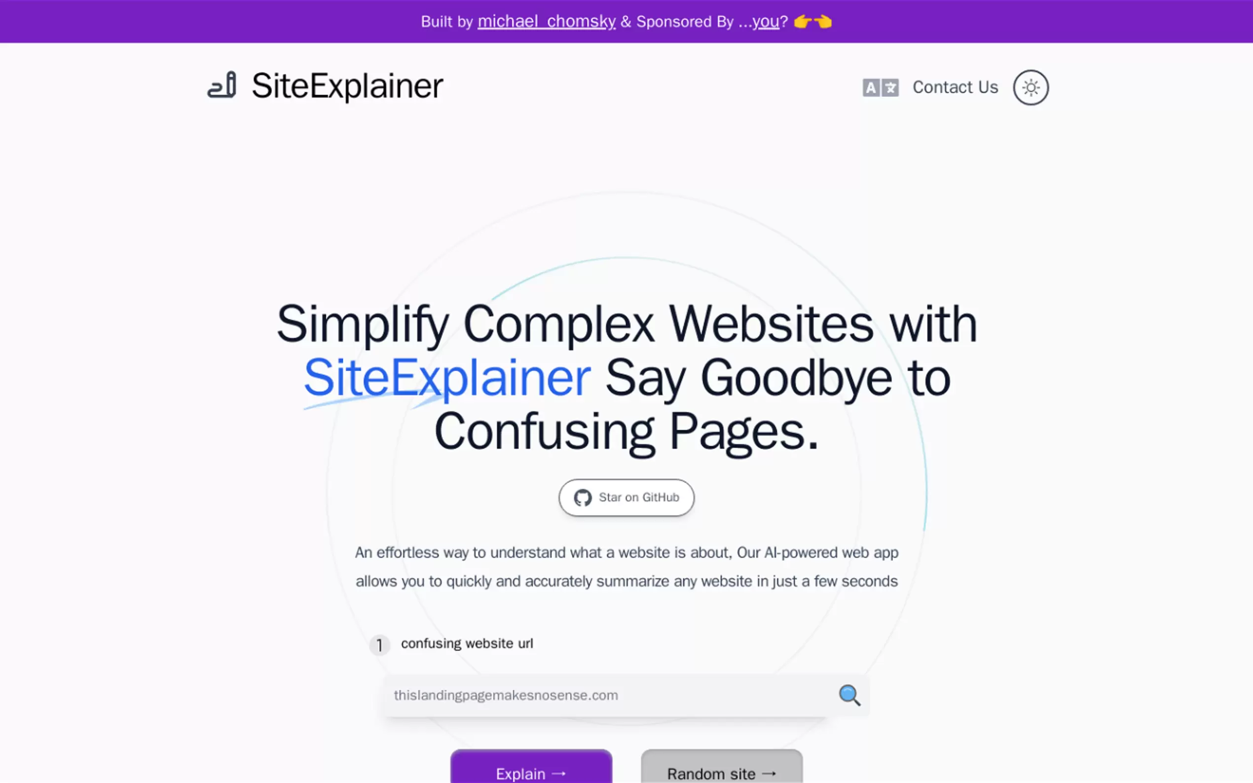 SiteExplainer gallery image