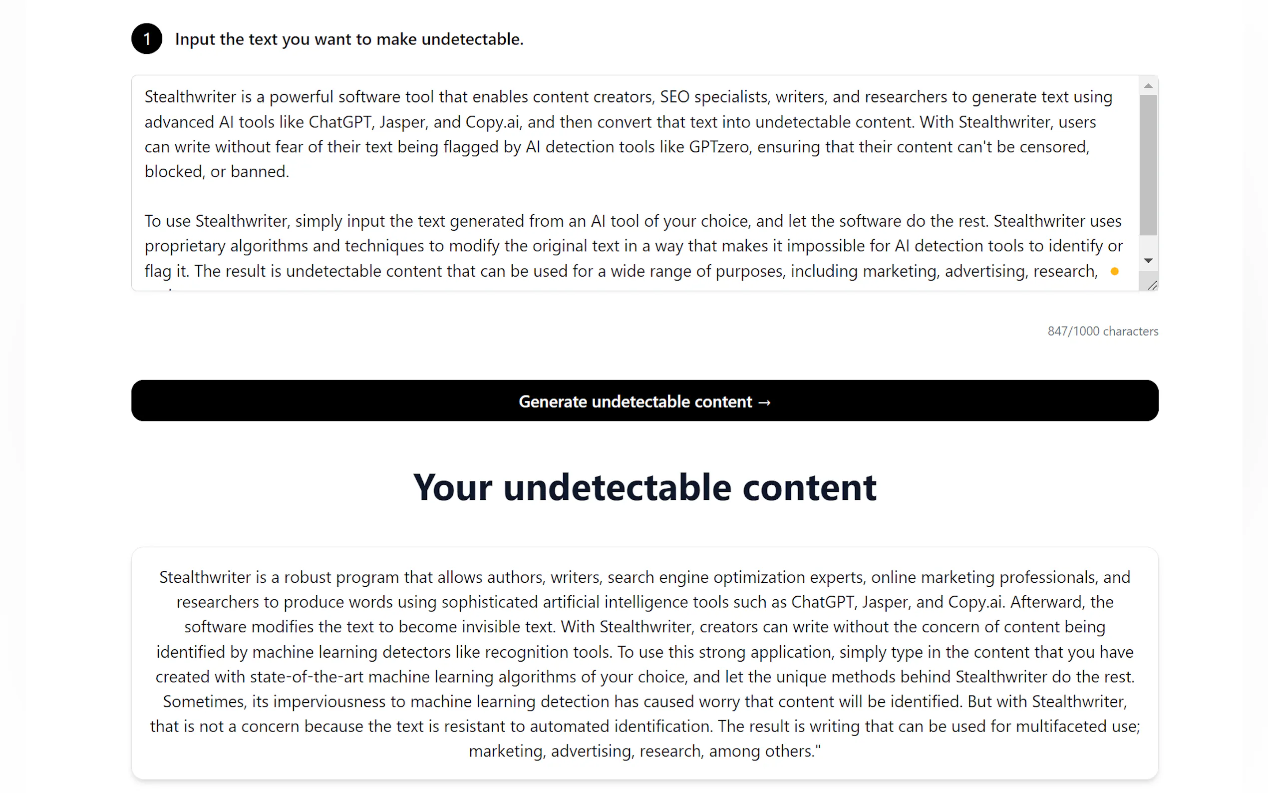 Stealth Writer gallery image