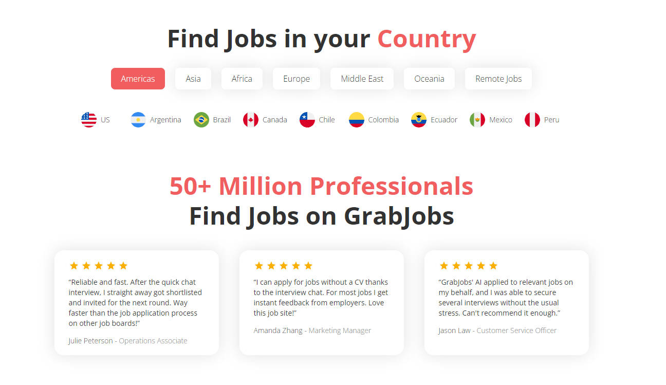 GrabJobs gallery image