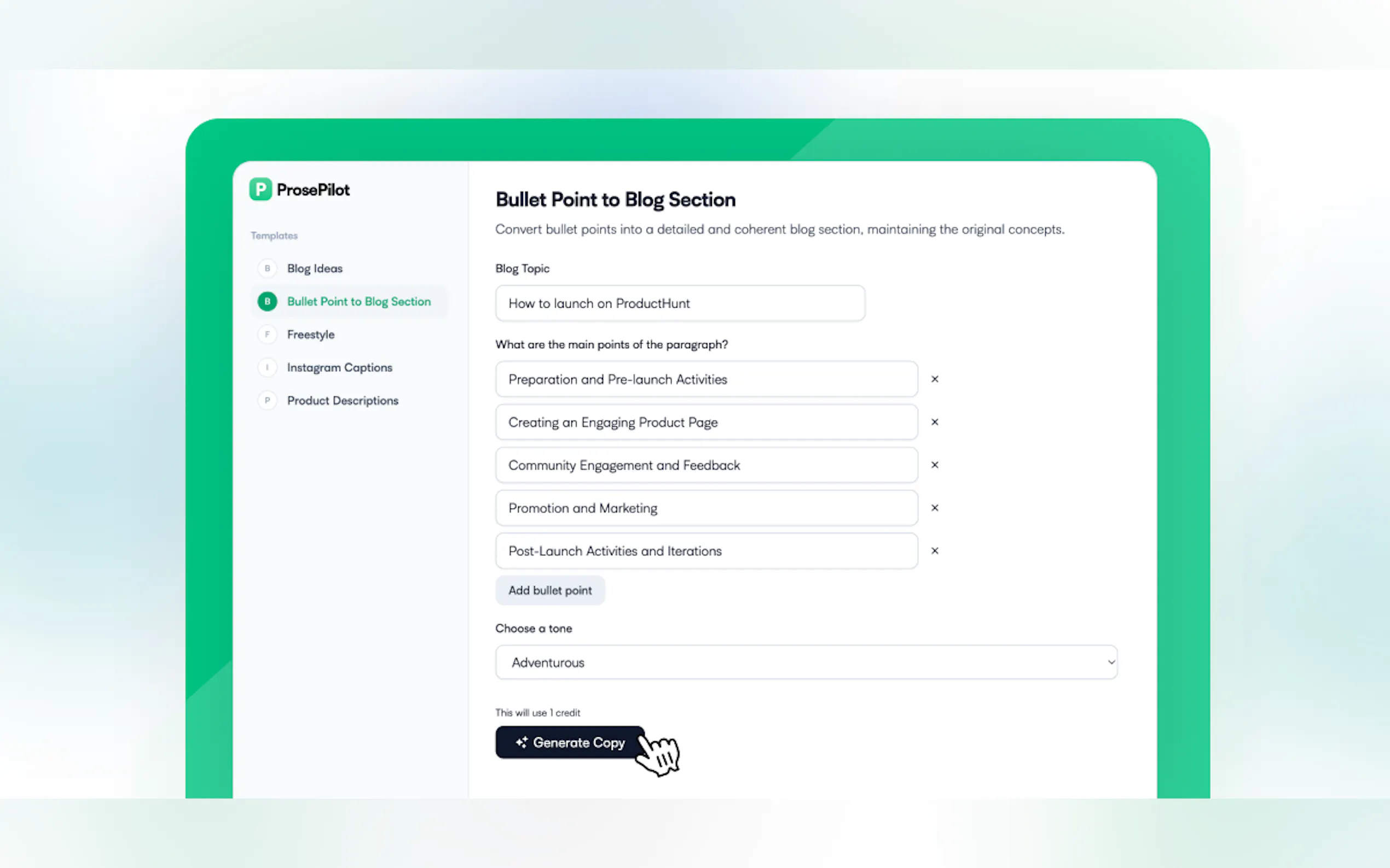 ProsePilot gallery image
