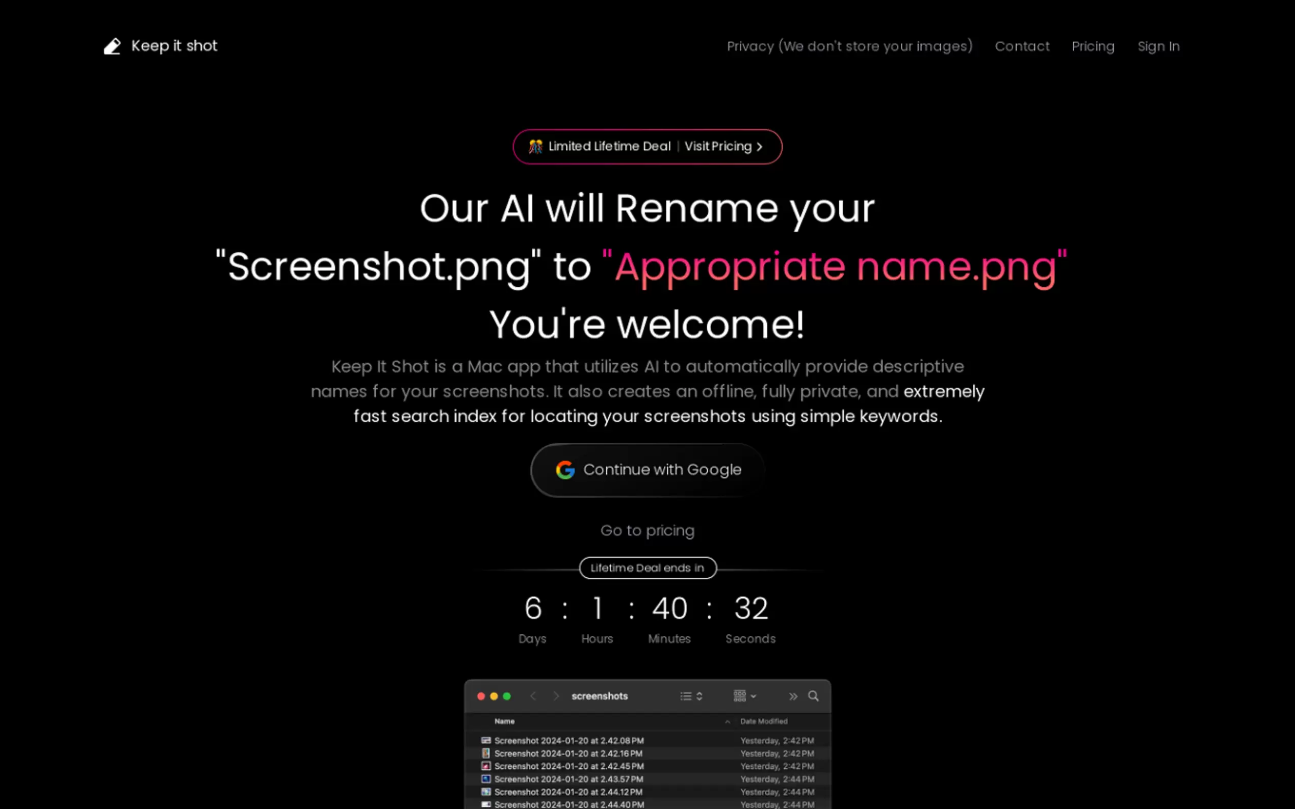 Keep It Shot gallery image