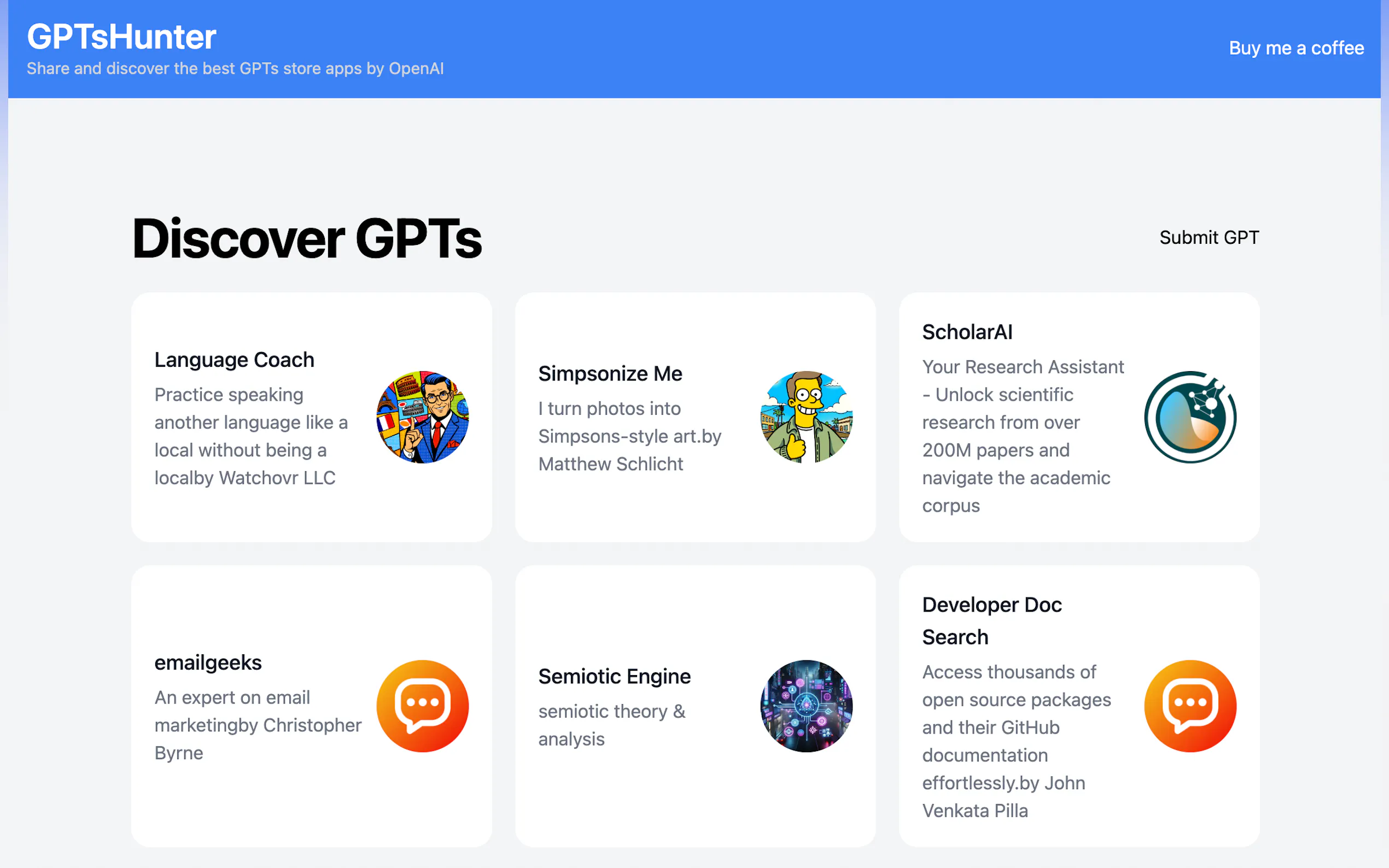 GPTsHunter gallery image