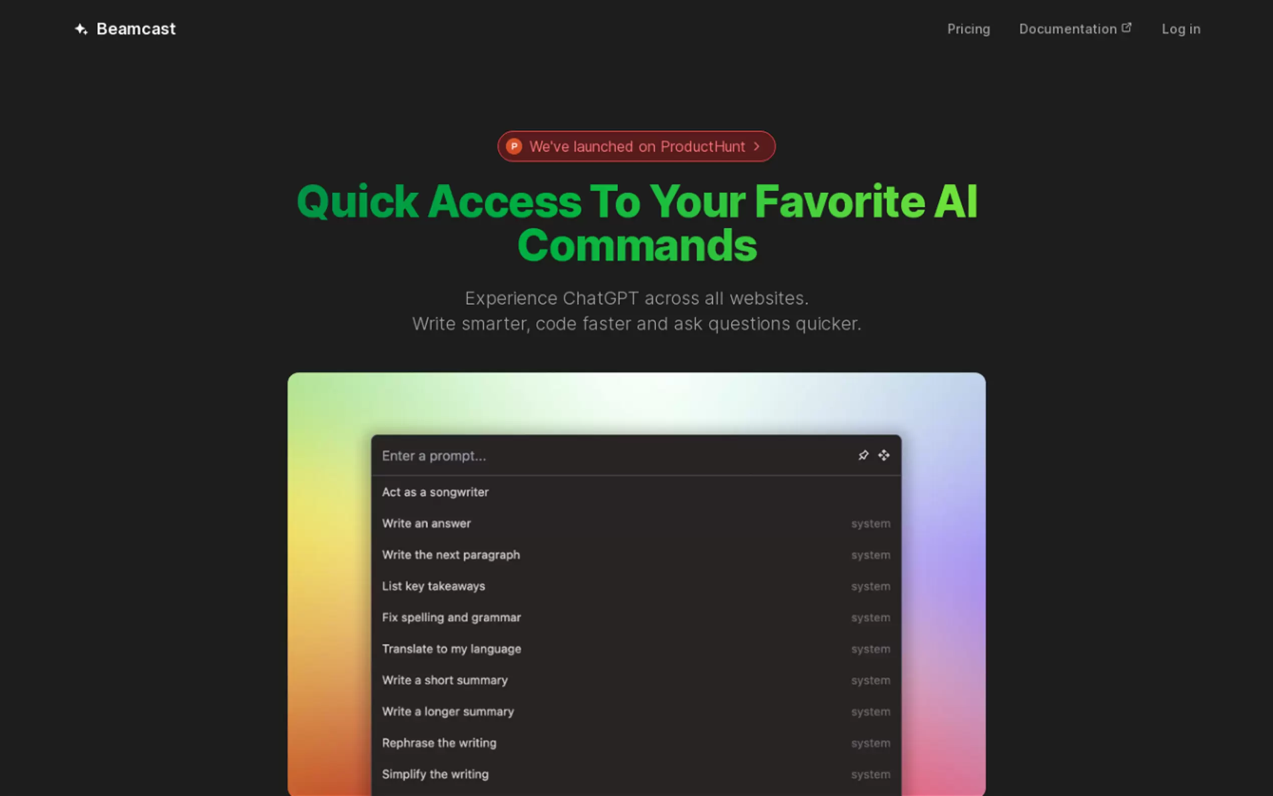 Beamcast gallery image