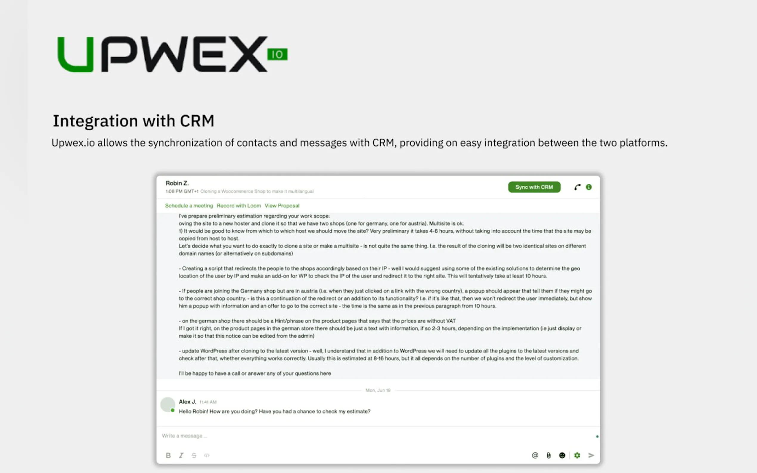 Upwex.io gallery image