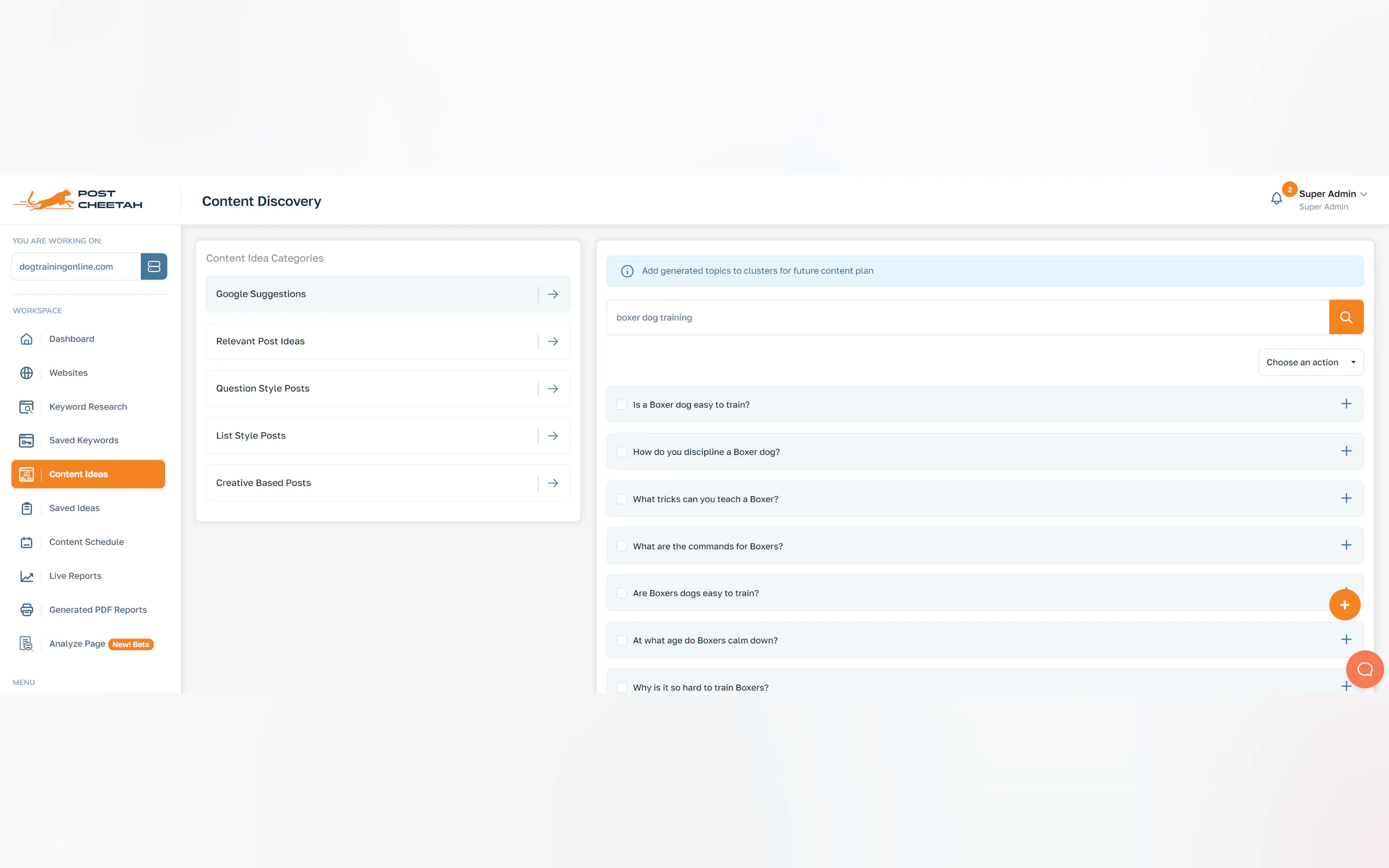 Post Cheetah gallery image