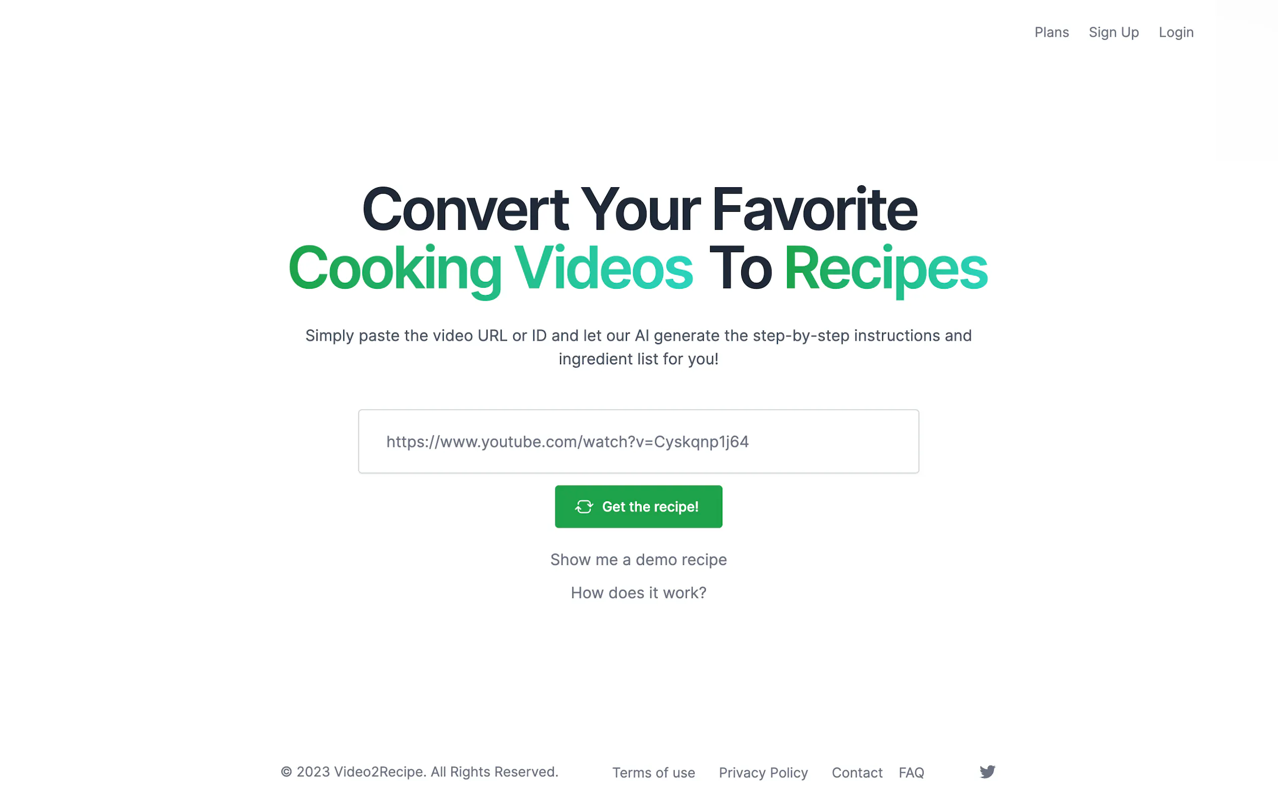 Video2Recipe gallery image