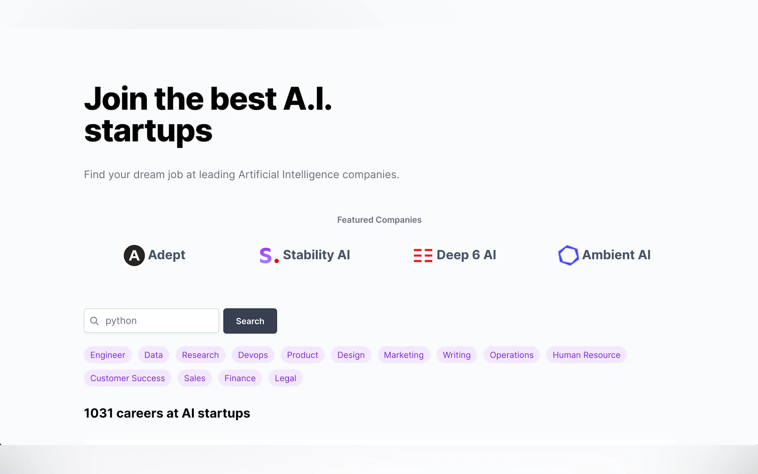 The AI Job Network gallery image