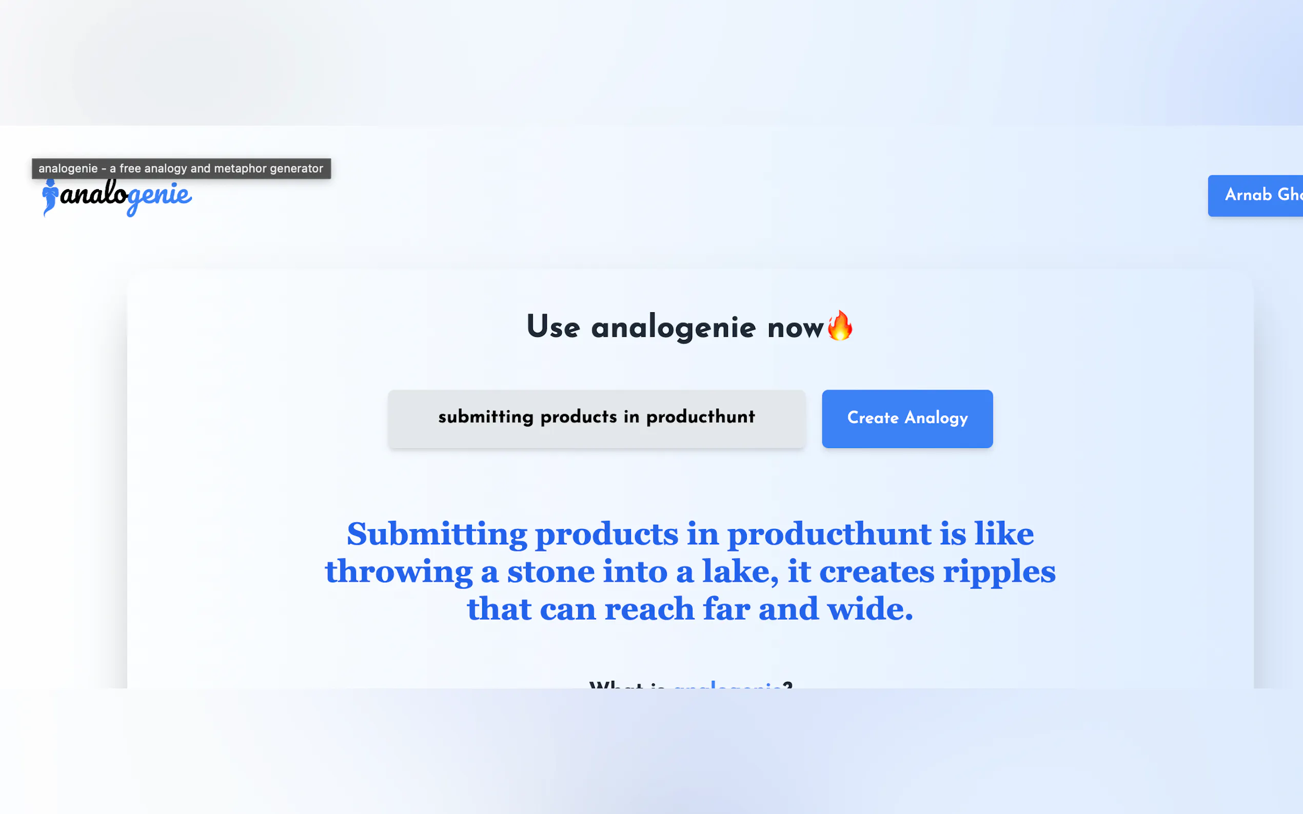 Analogenie gallery image