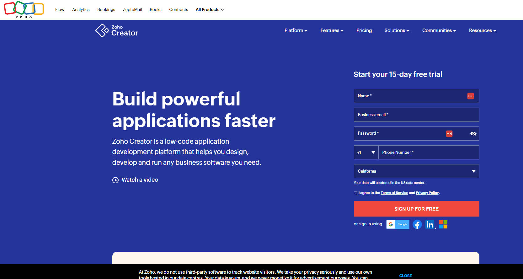 Zoho Creator gallery image