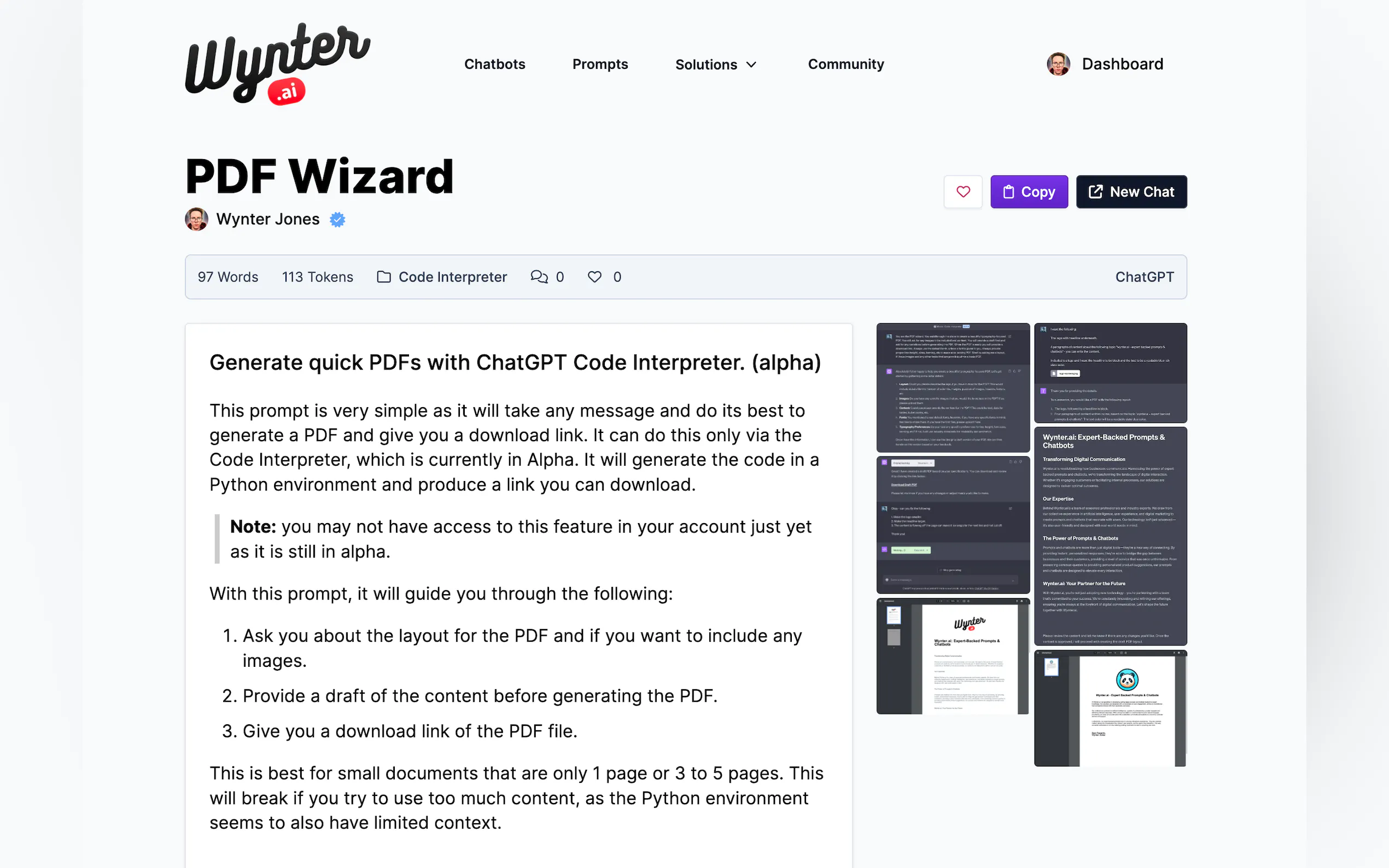 Wynter.ai gallery image