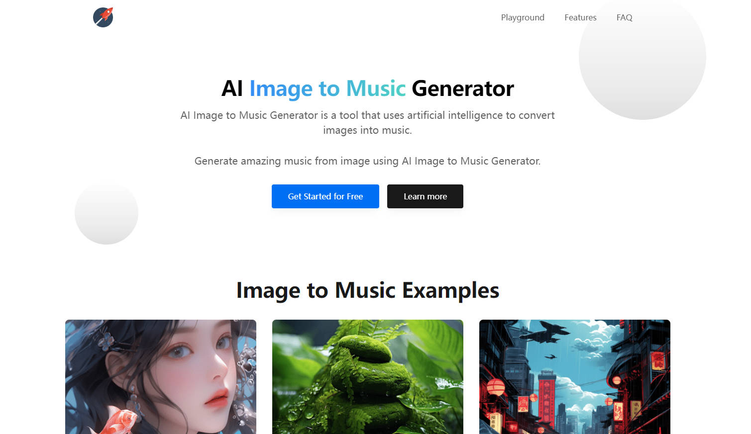 AI Image to Music Generator gallery image