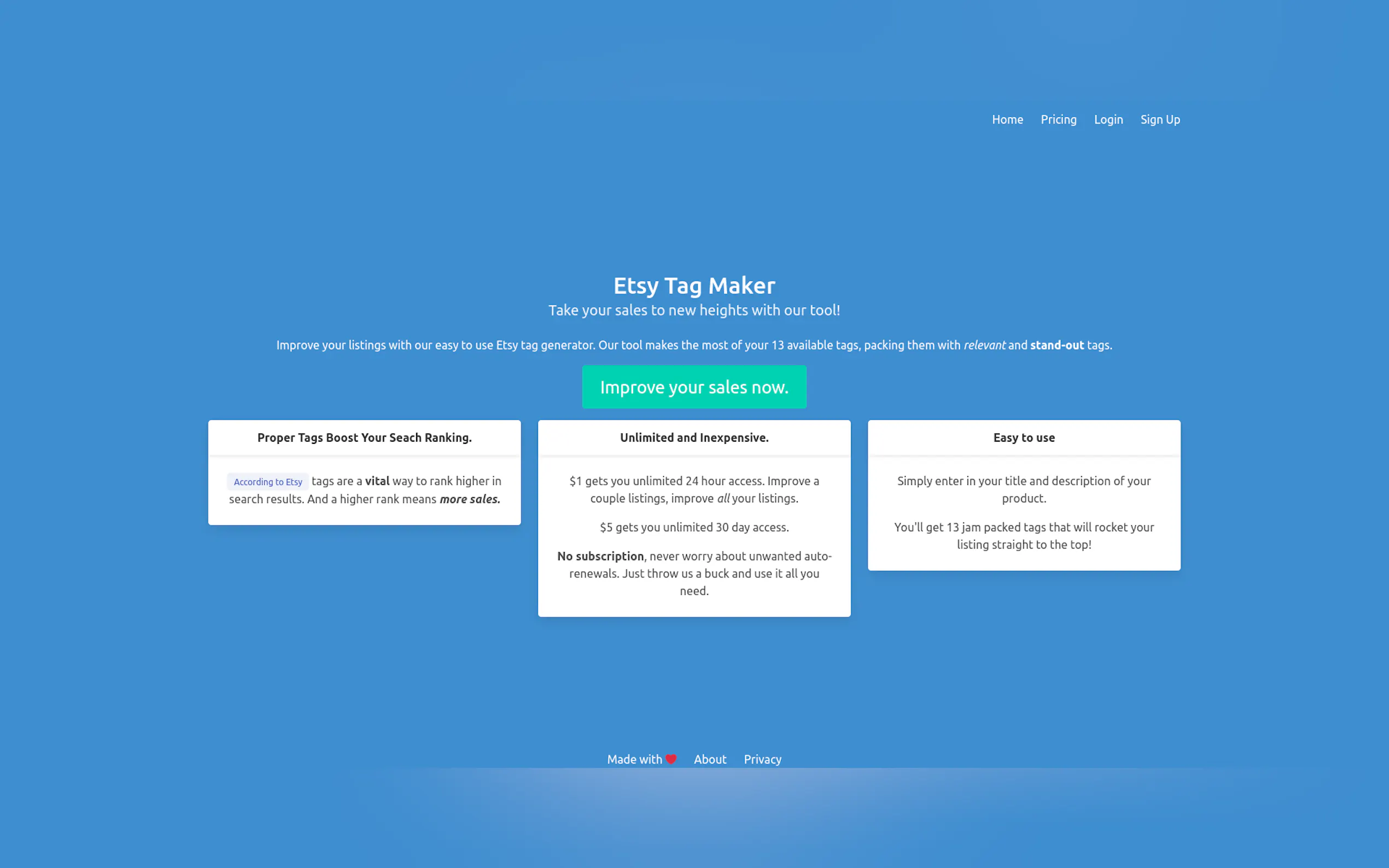 Etsy AI Tag Generator gallery image