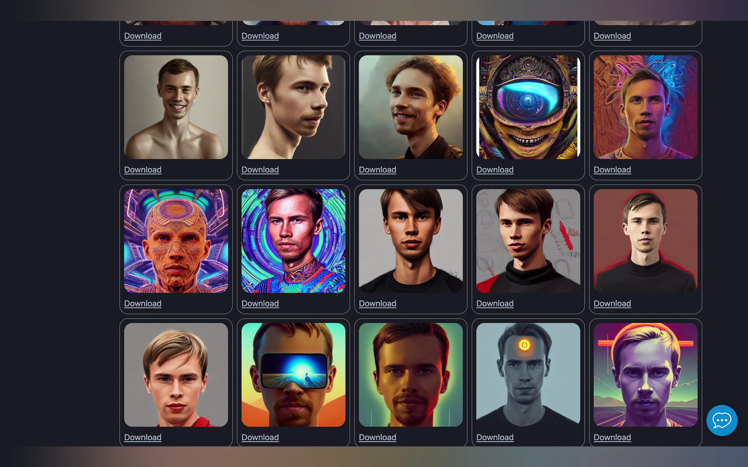 AI Portrait Generator gallery image