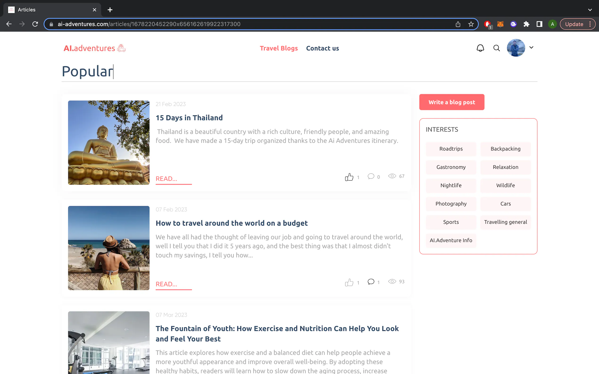 AI adventures gallery image