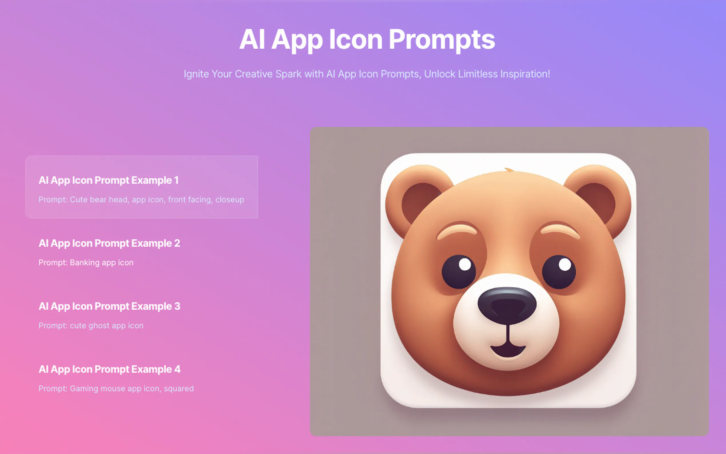 AI App Icon Generator gallery image