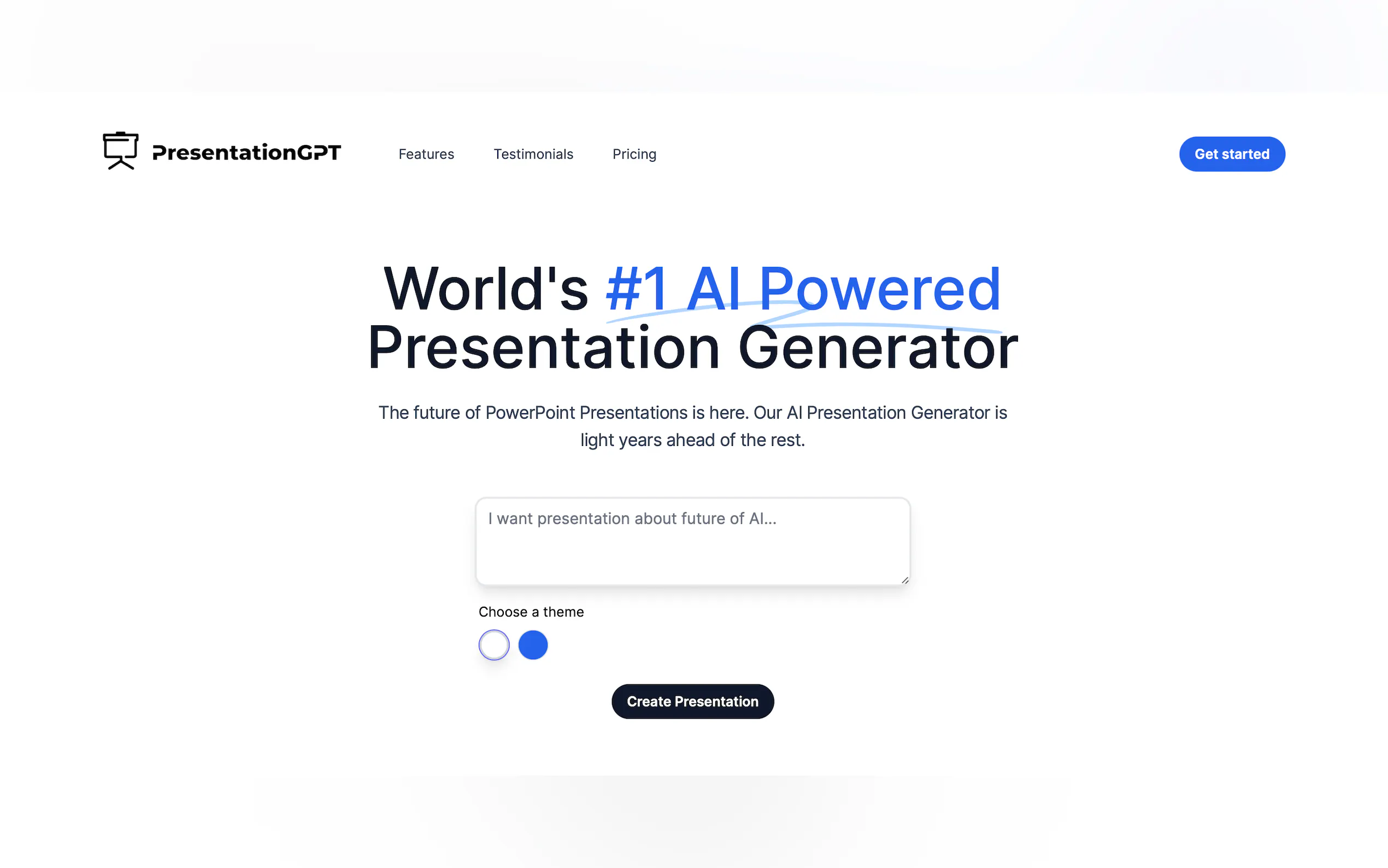 PresentationGPT gallery image