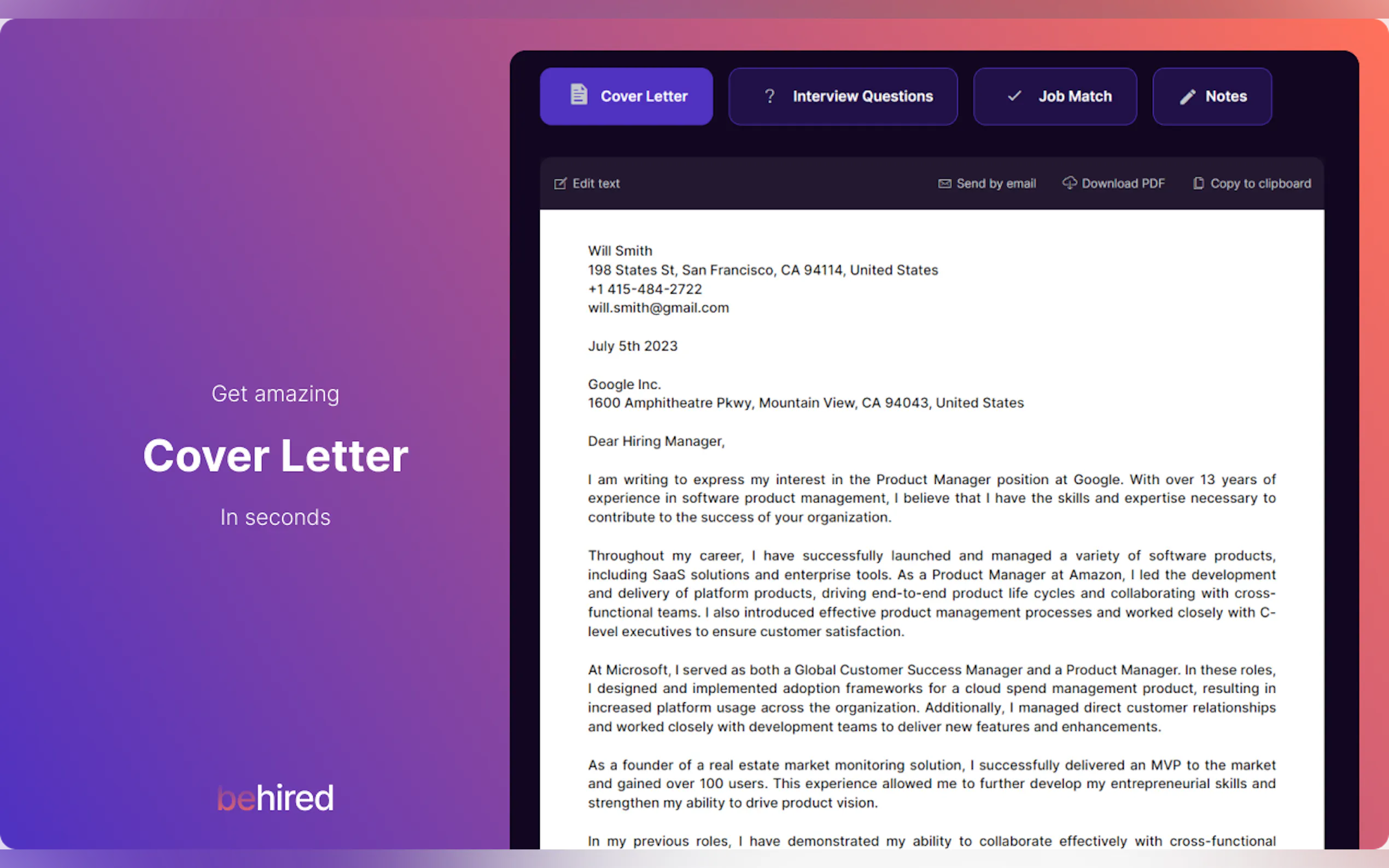 Behired gallery image