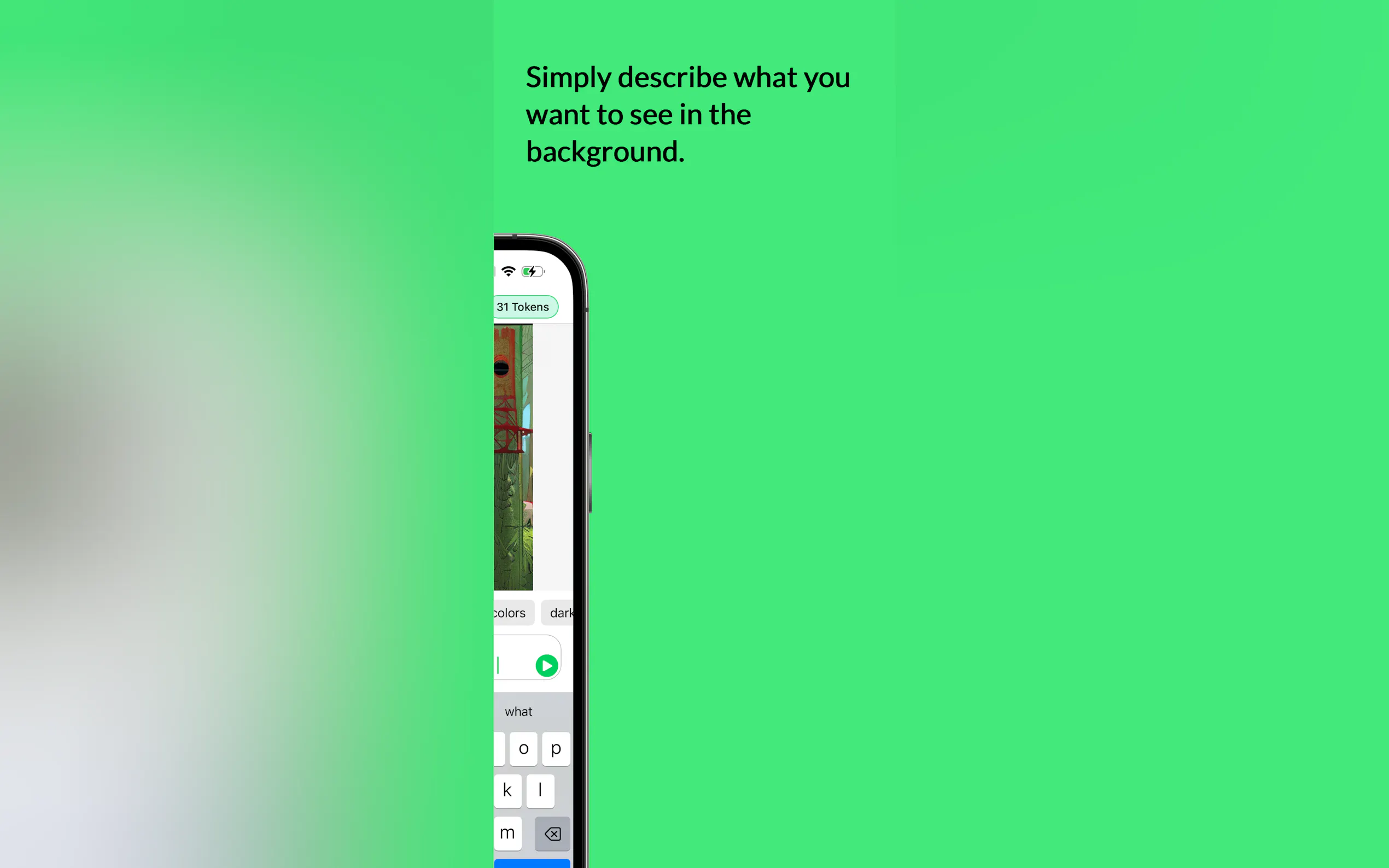 Green Screen AI gallery image