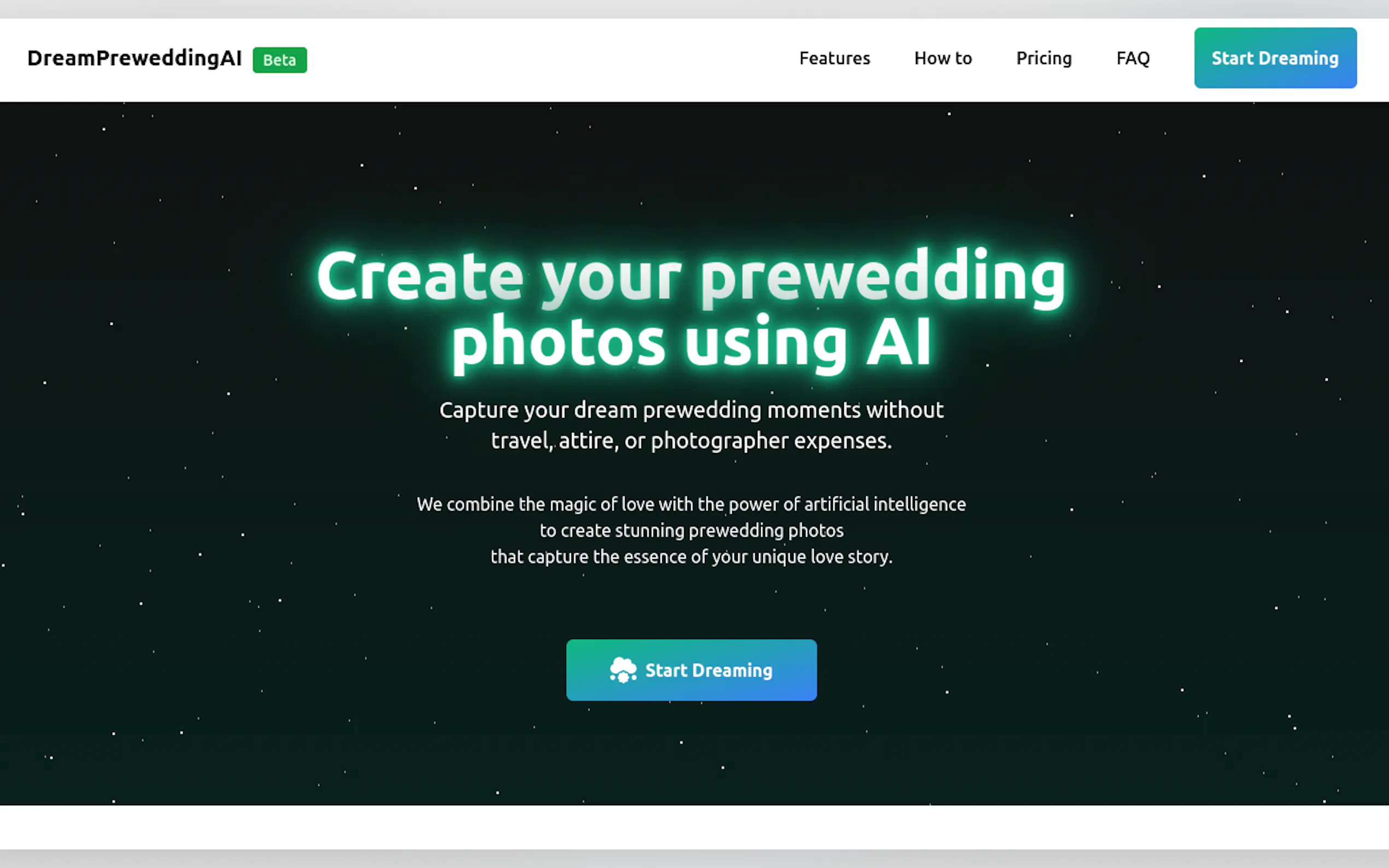 Dream Prewedding AI gallery image